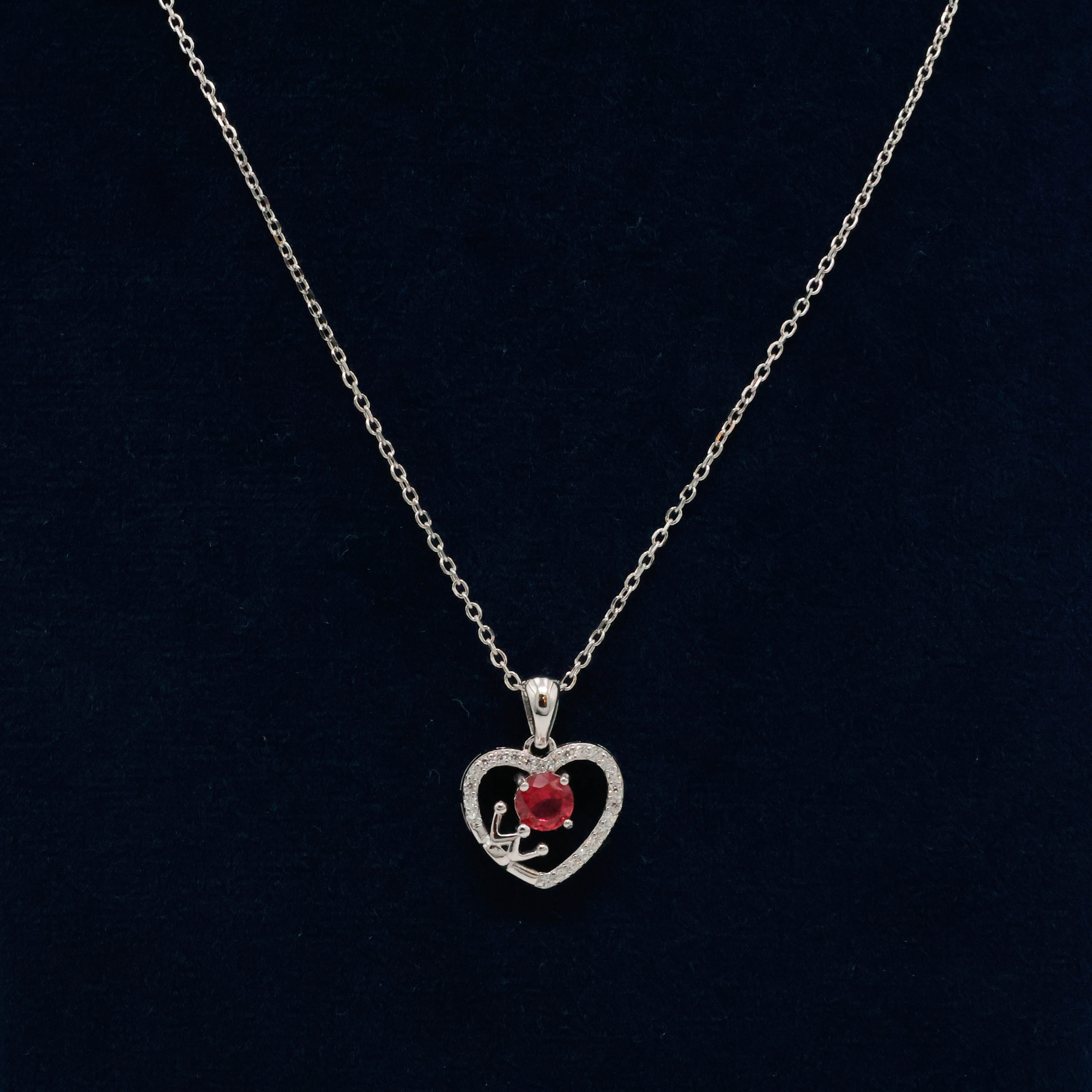 Arham Silver Palace - Silver Heart Pendant