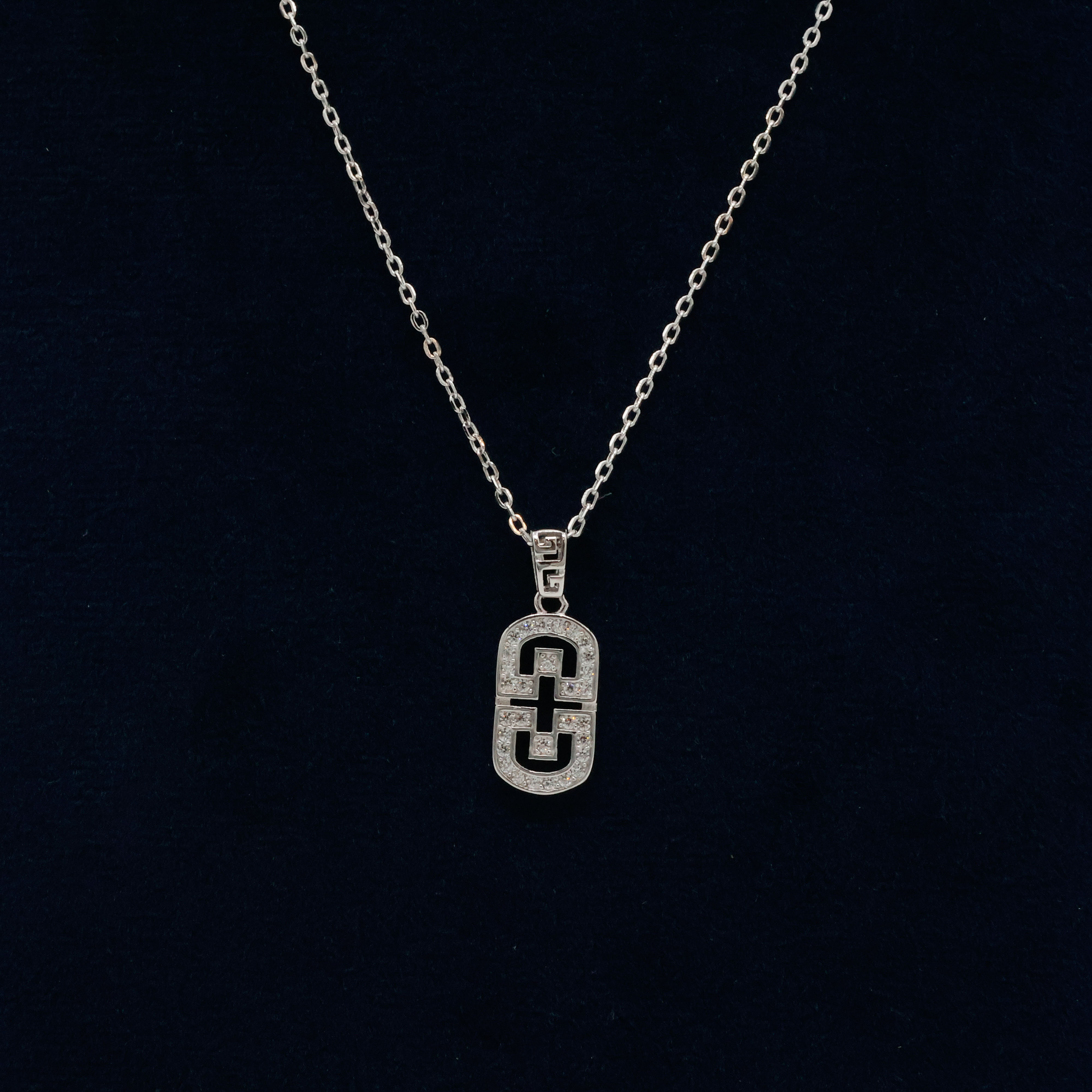 Silver Initial Pendant