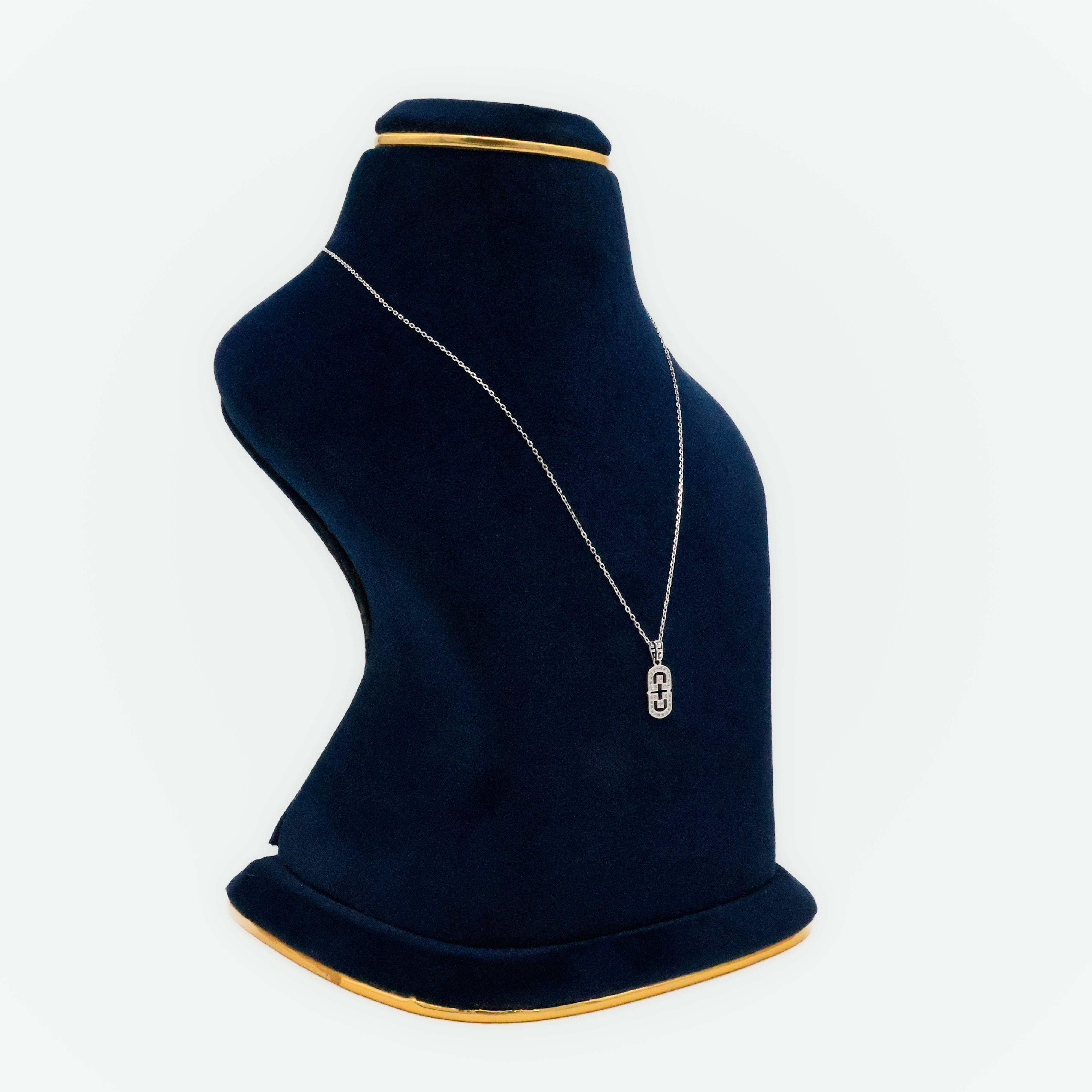 Silver Initial Pendant