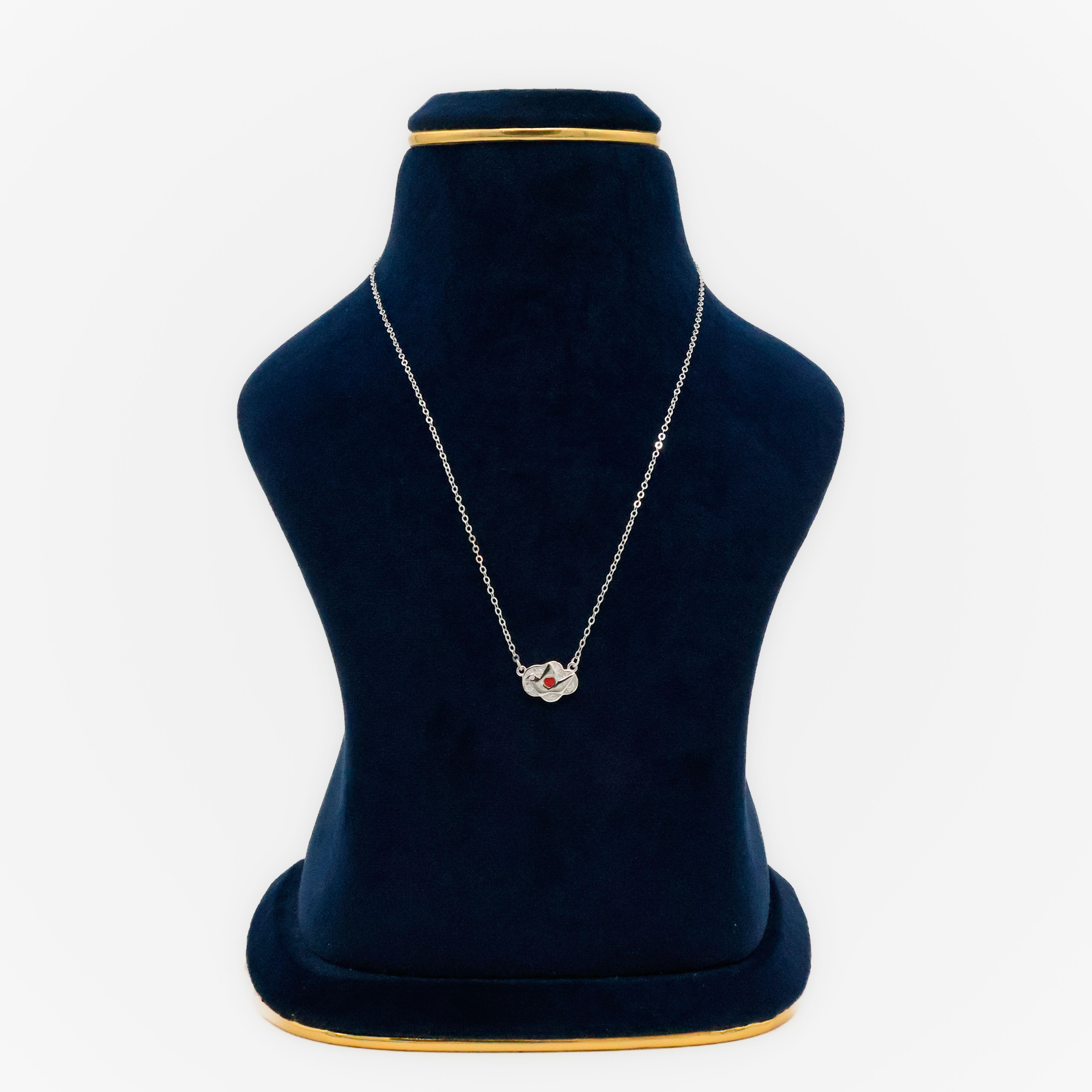 Arham Silver Palace - Silver Crane Pendant