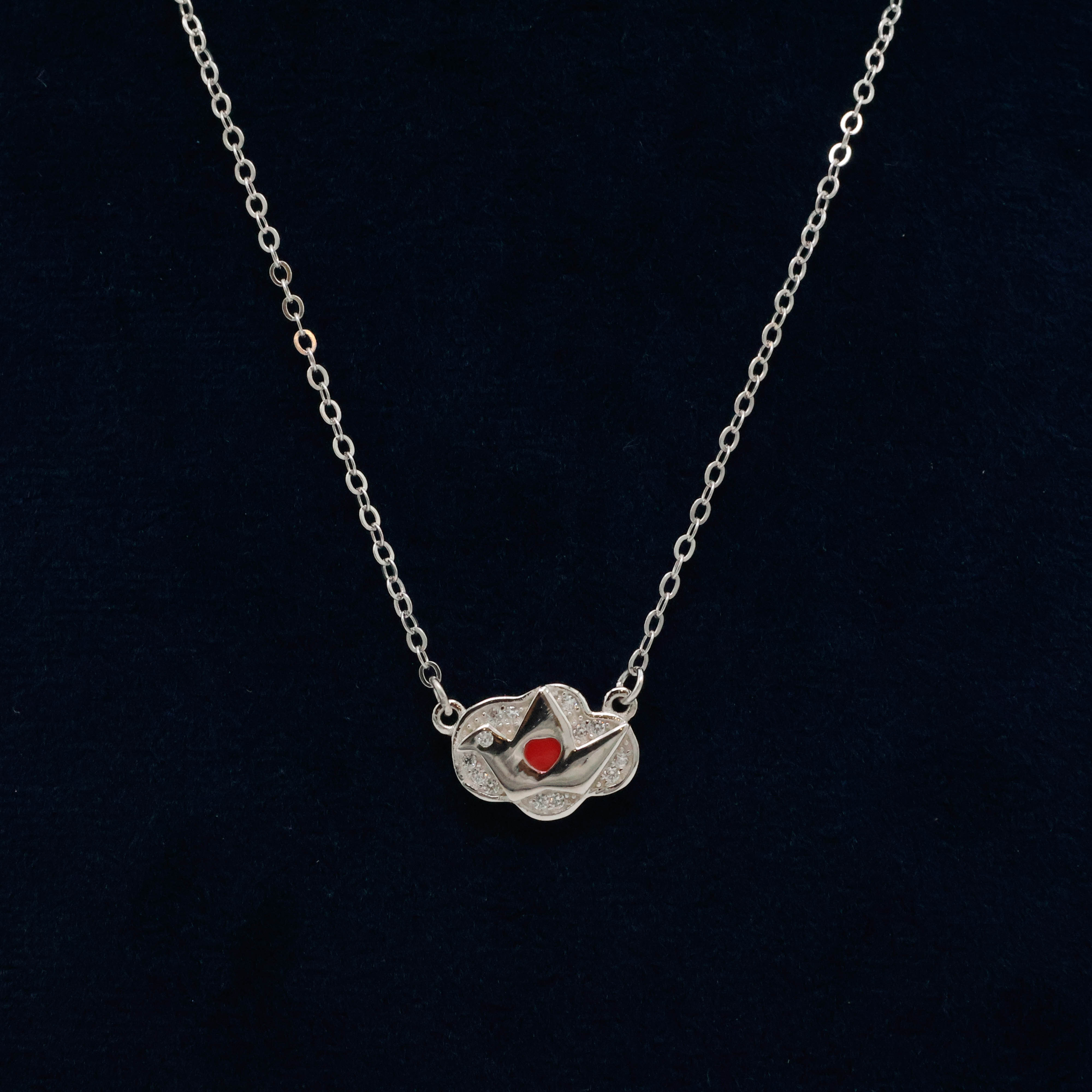 Arham Silver Palace - Silver Crane Pendant