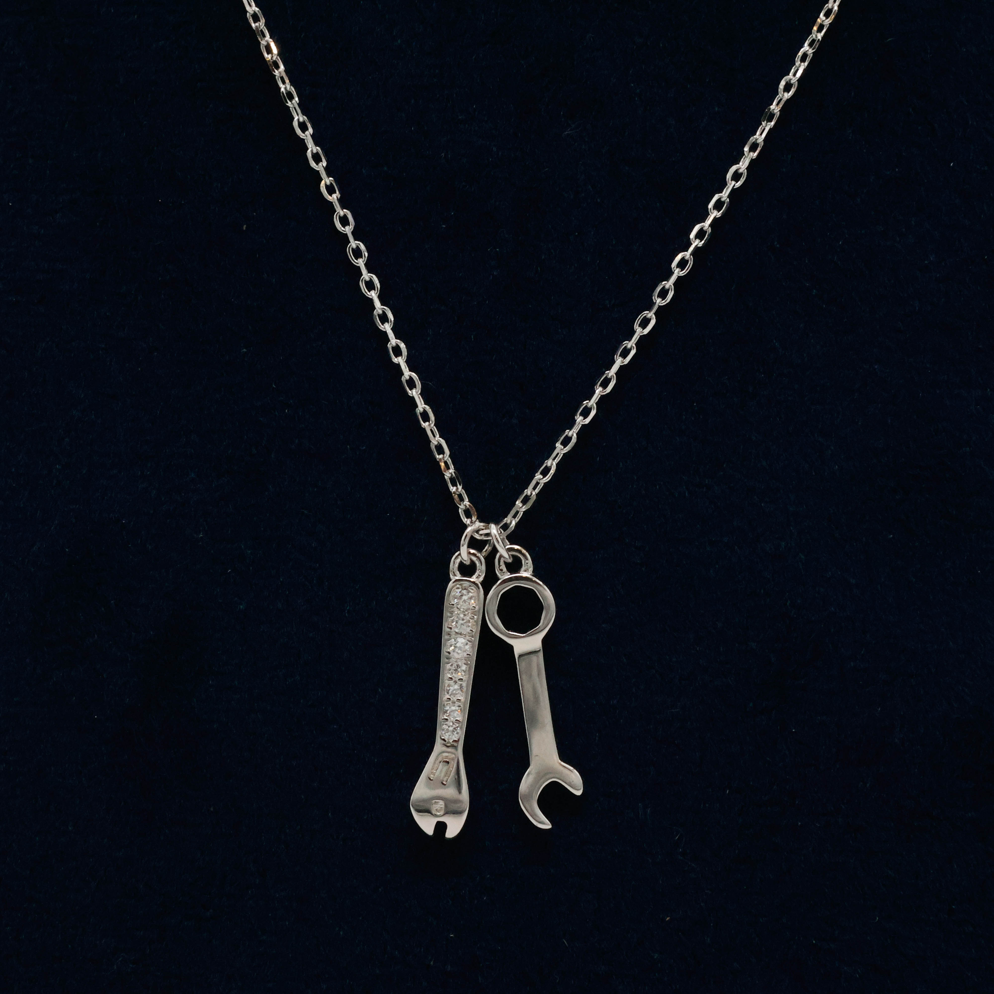 Arham Silver Palace - Silver Wrench Pendant