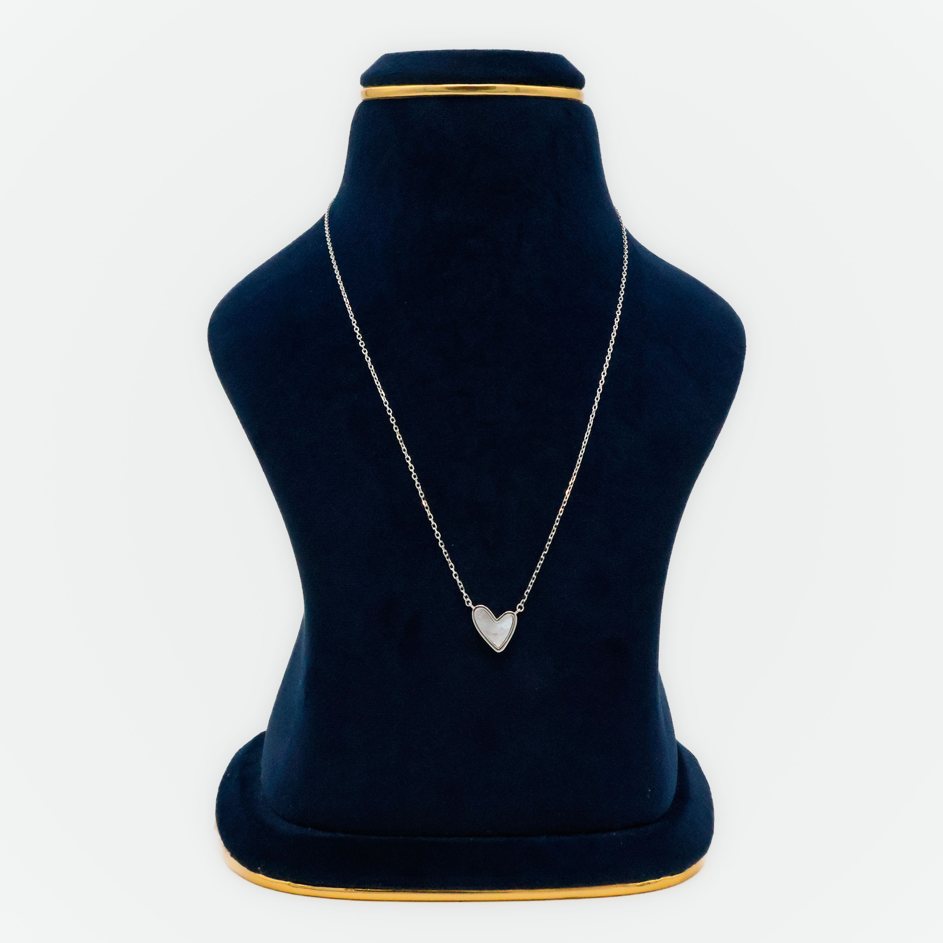 Arham Silver Palace - Silver Heart Necklace