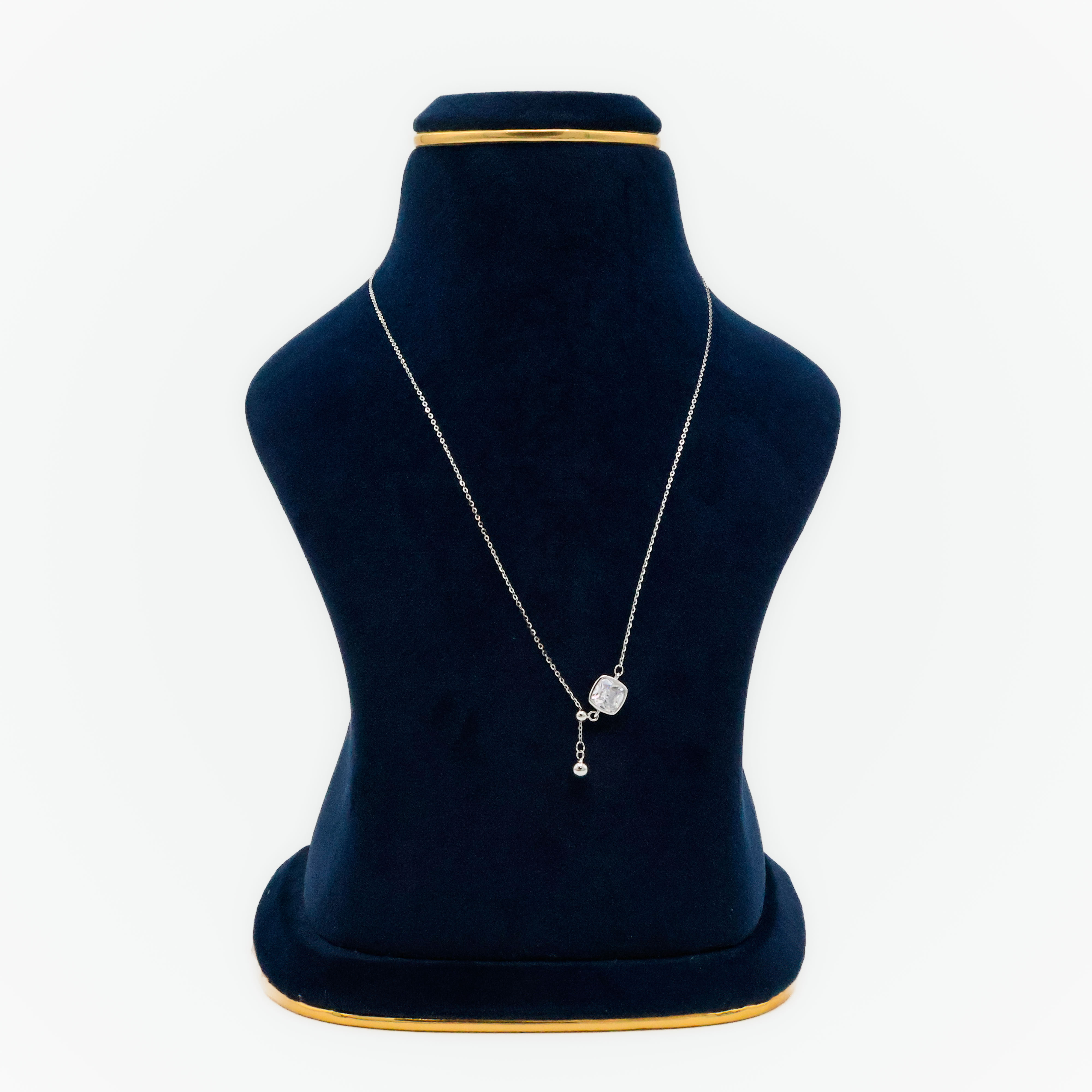 Arham Silver Palace - Silver Square Pendant