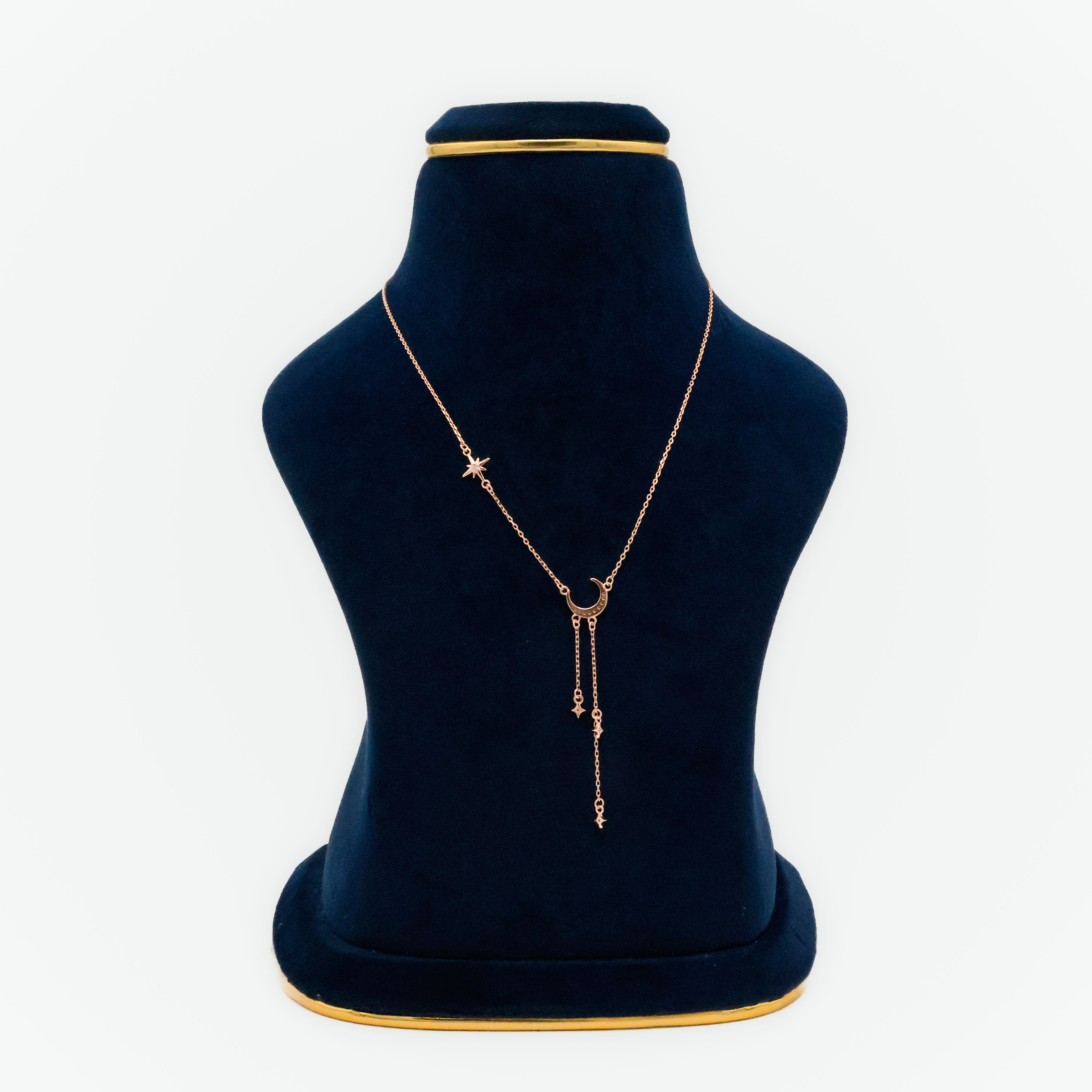 Arham Silver Palace - Rose Gold Necklace