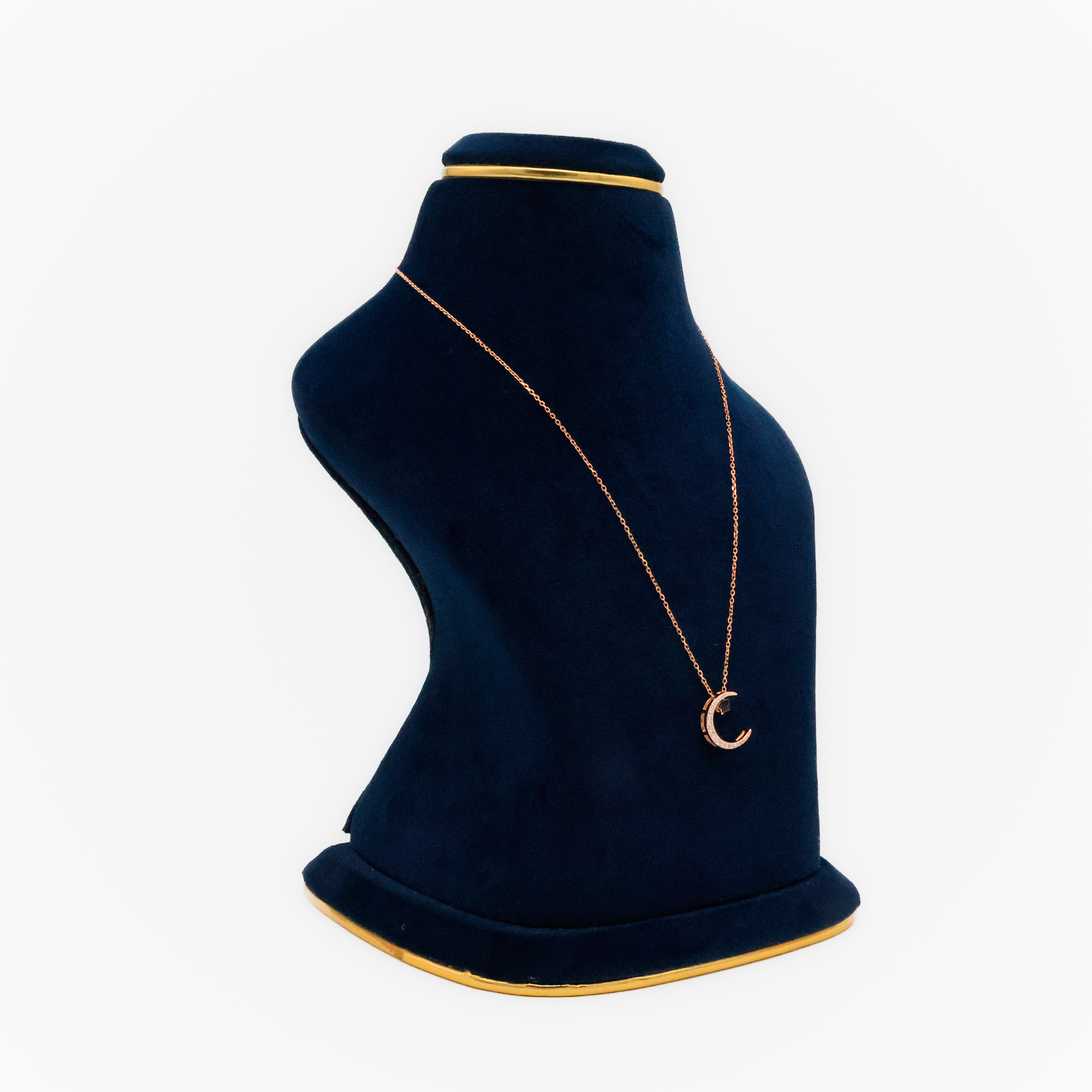 Silver Crescent Pendant