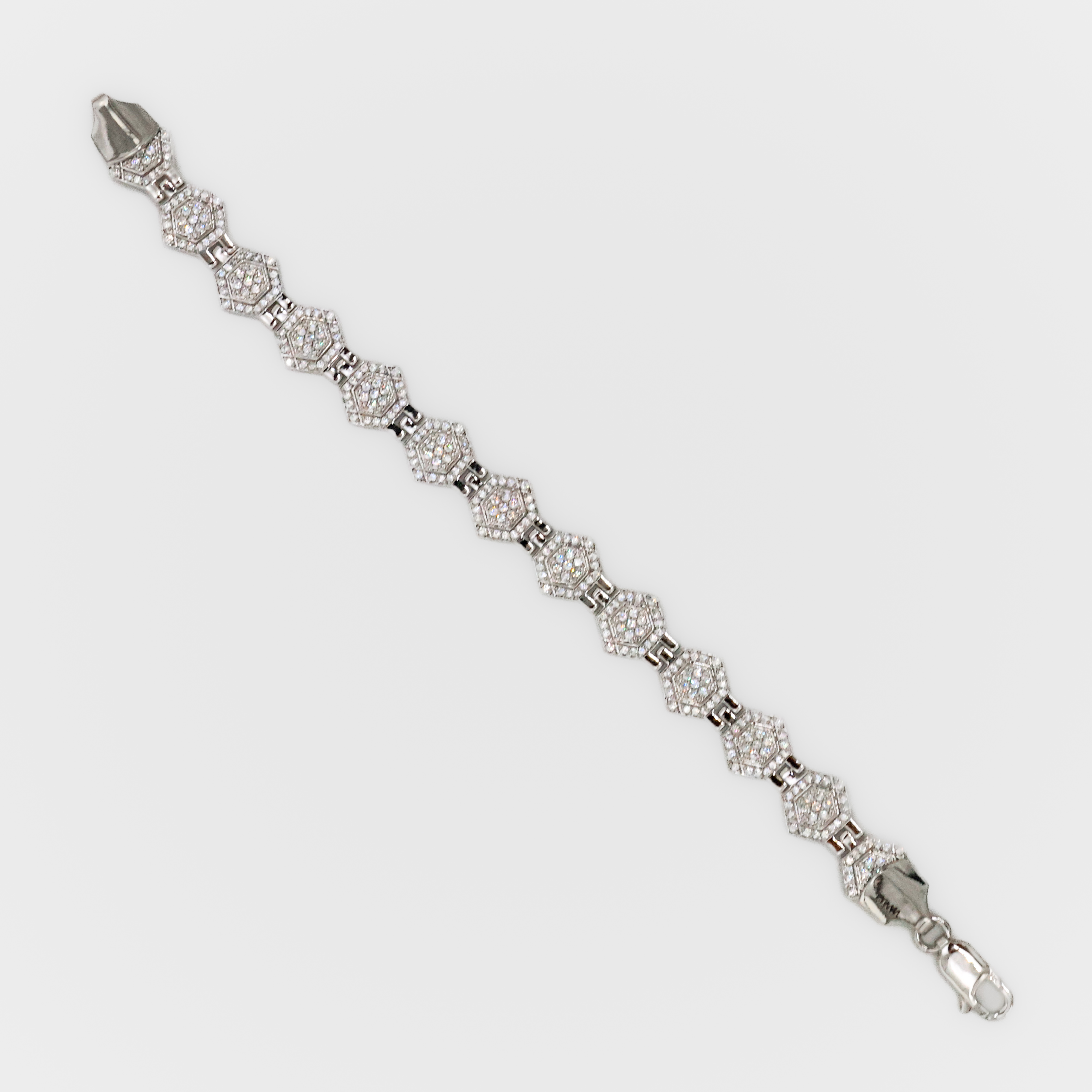 Arham Silver Palace - Silver Hexagon Bracelet