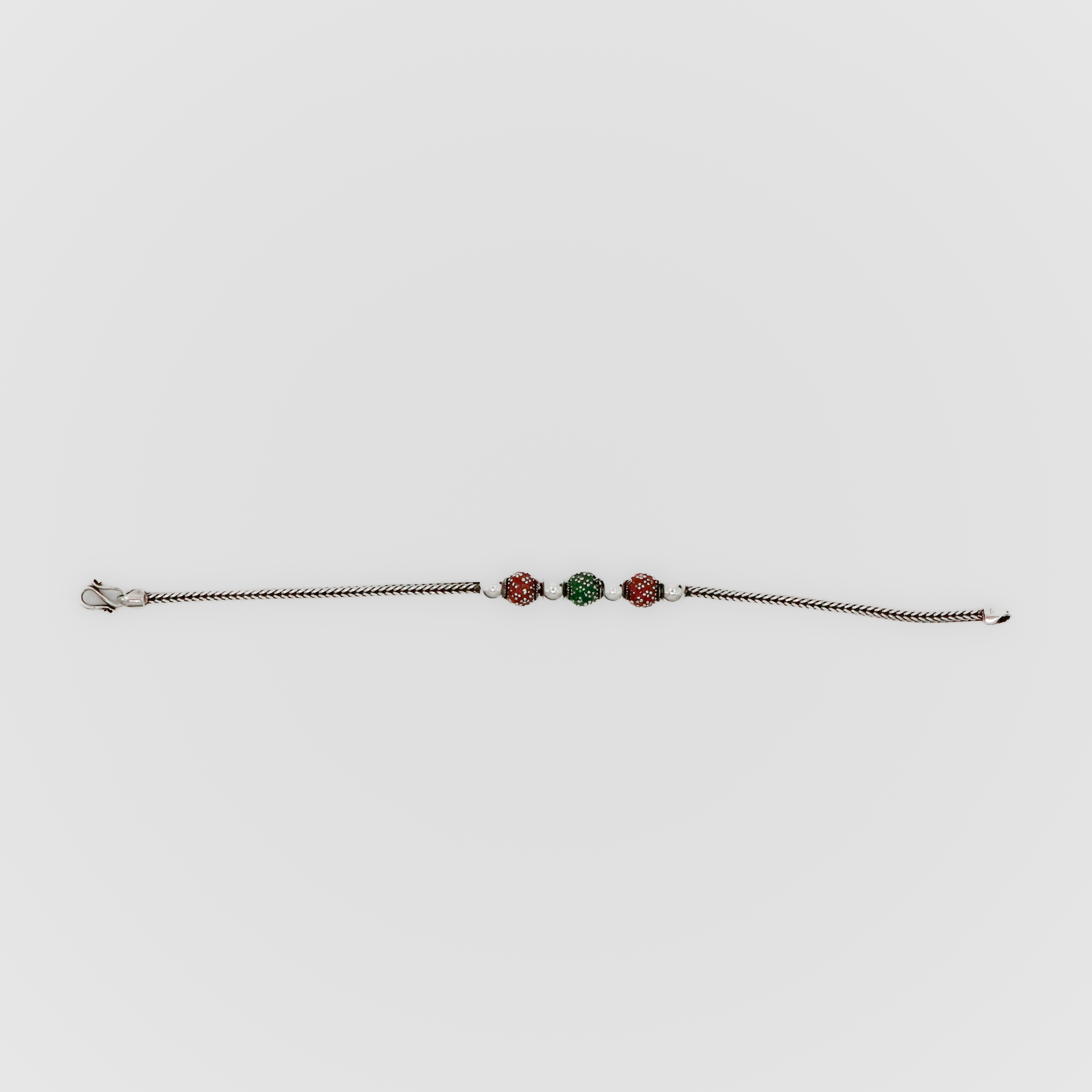 Arham Silver Palace - Silver Beaded Bracelet