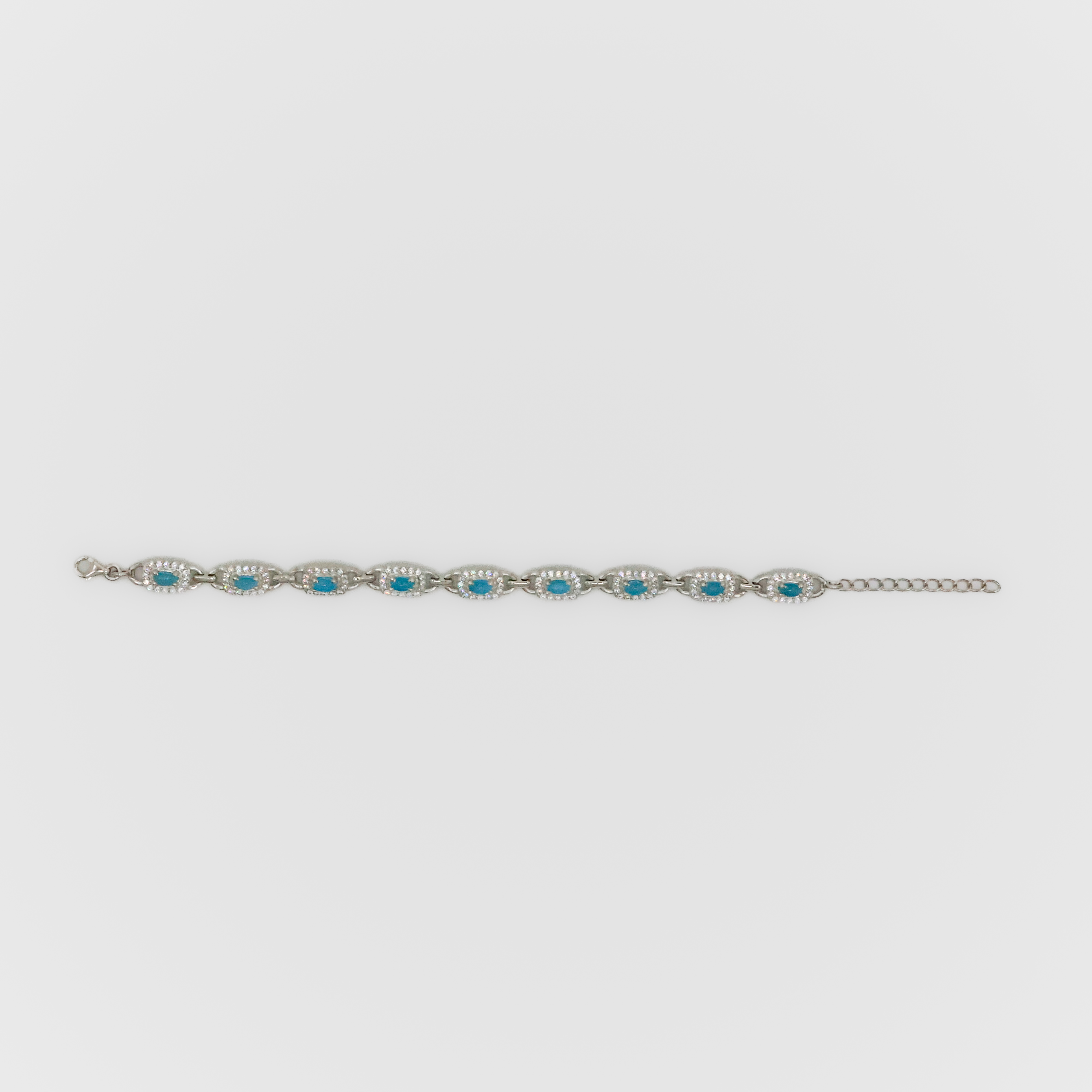 Arham Silver Palace - Silver Gem Bracelet