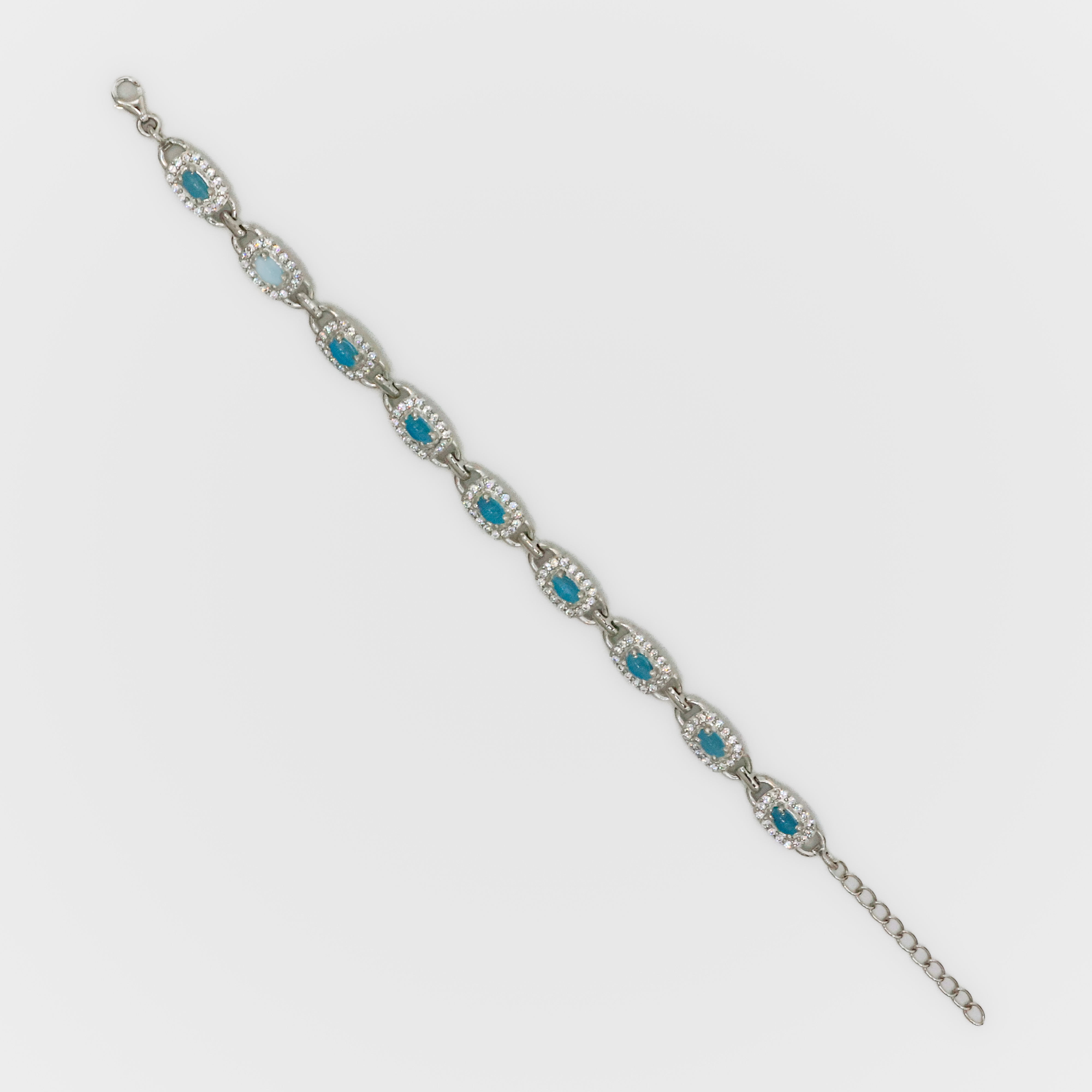 Arham Silver Palace - Silver Gem Bracelet
