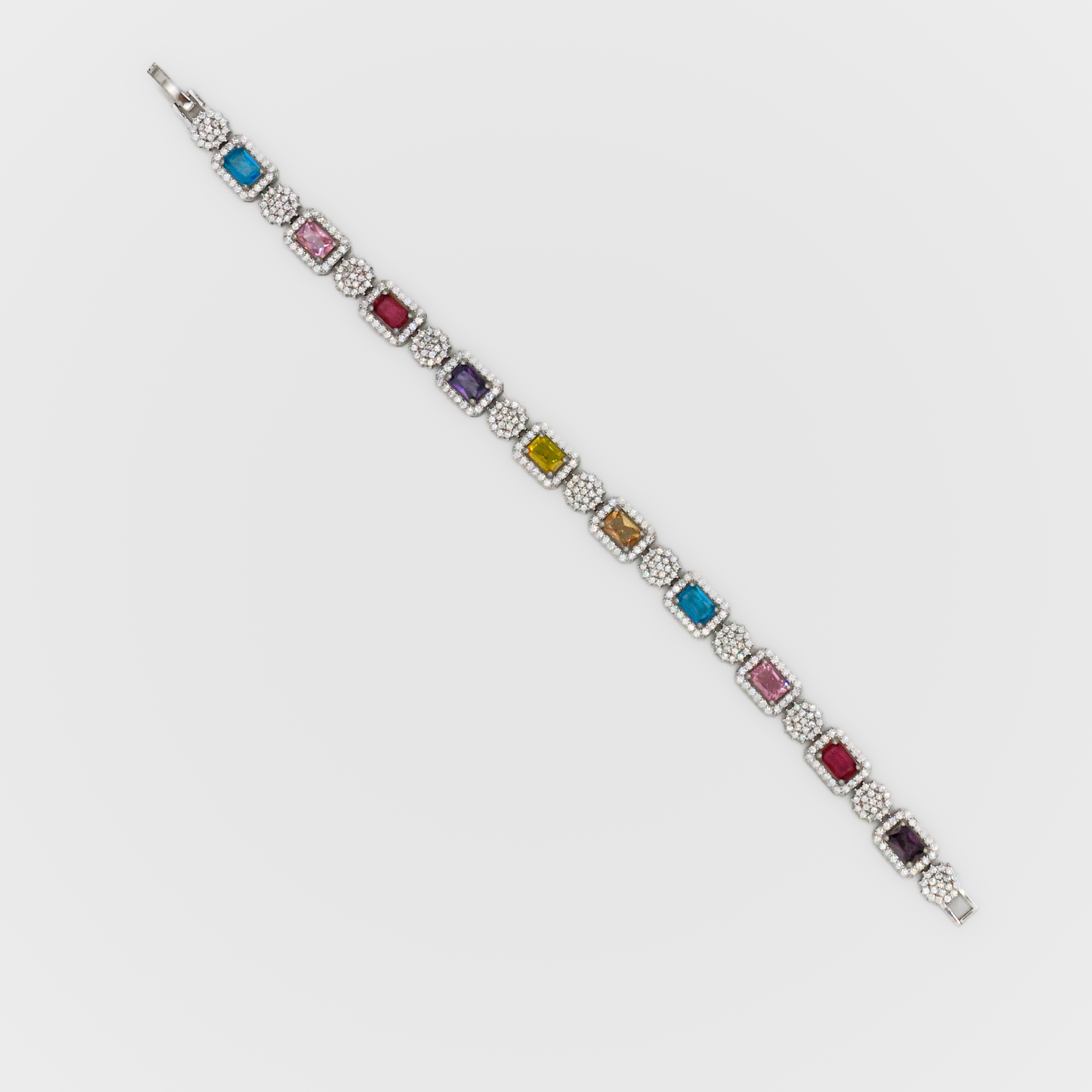 Arham Silver Palace - Silver Gemstone Bracelet