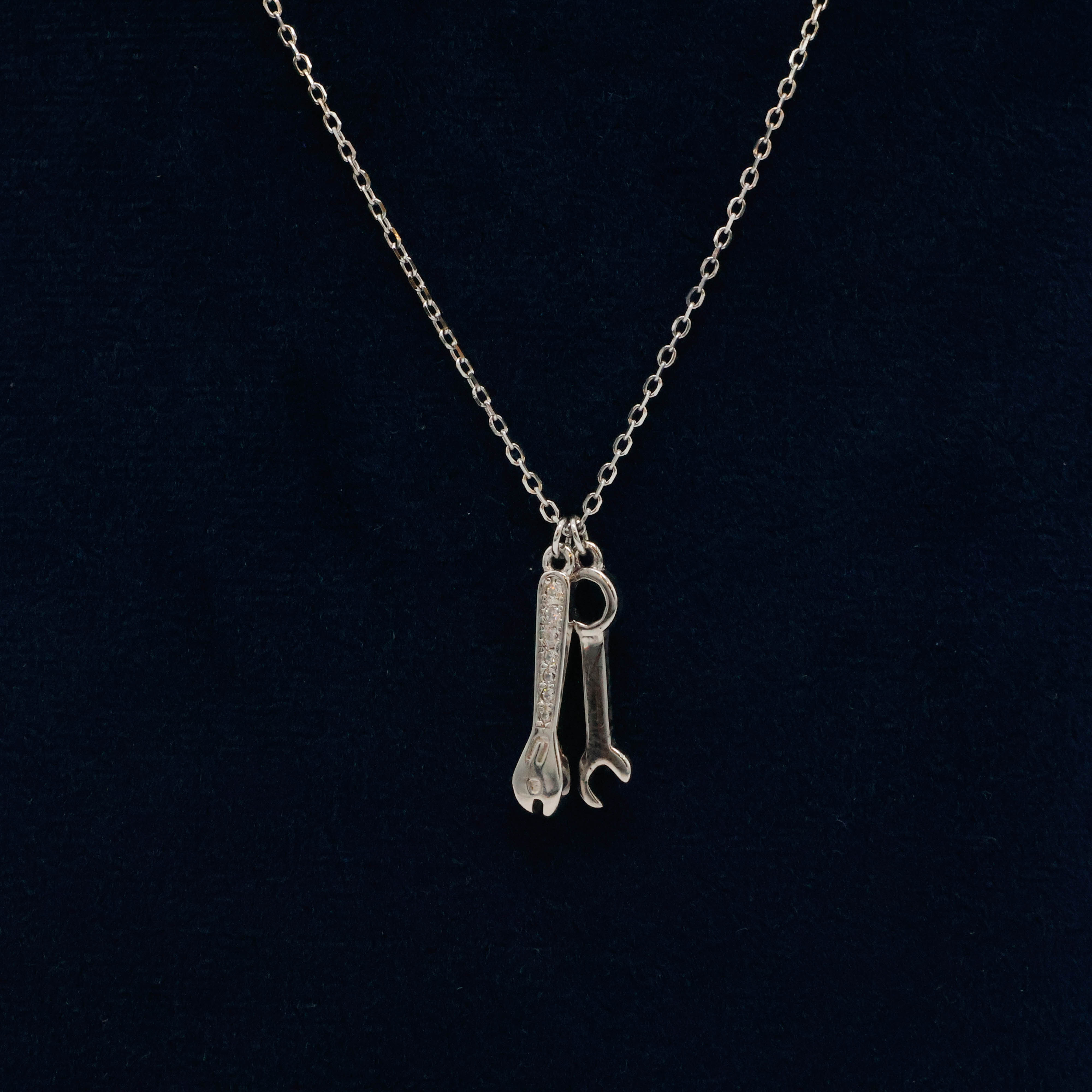 Arham Silver Palace - Silver Wrench Pendant