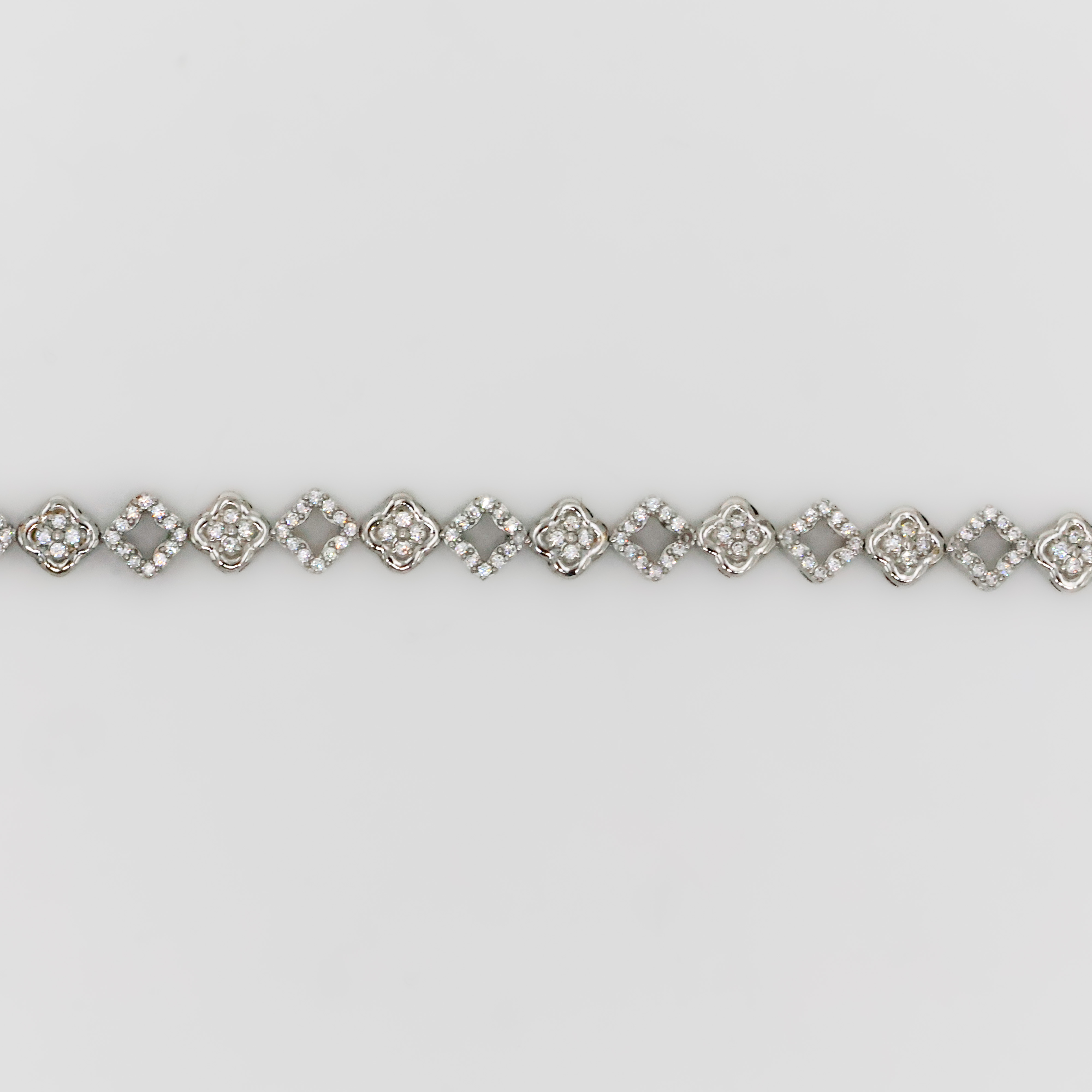 Silver Clover Bracelet
