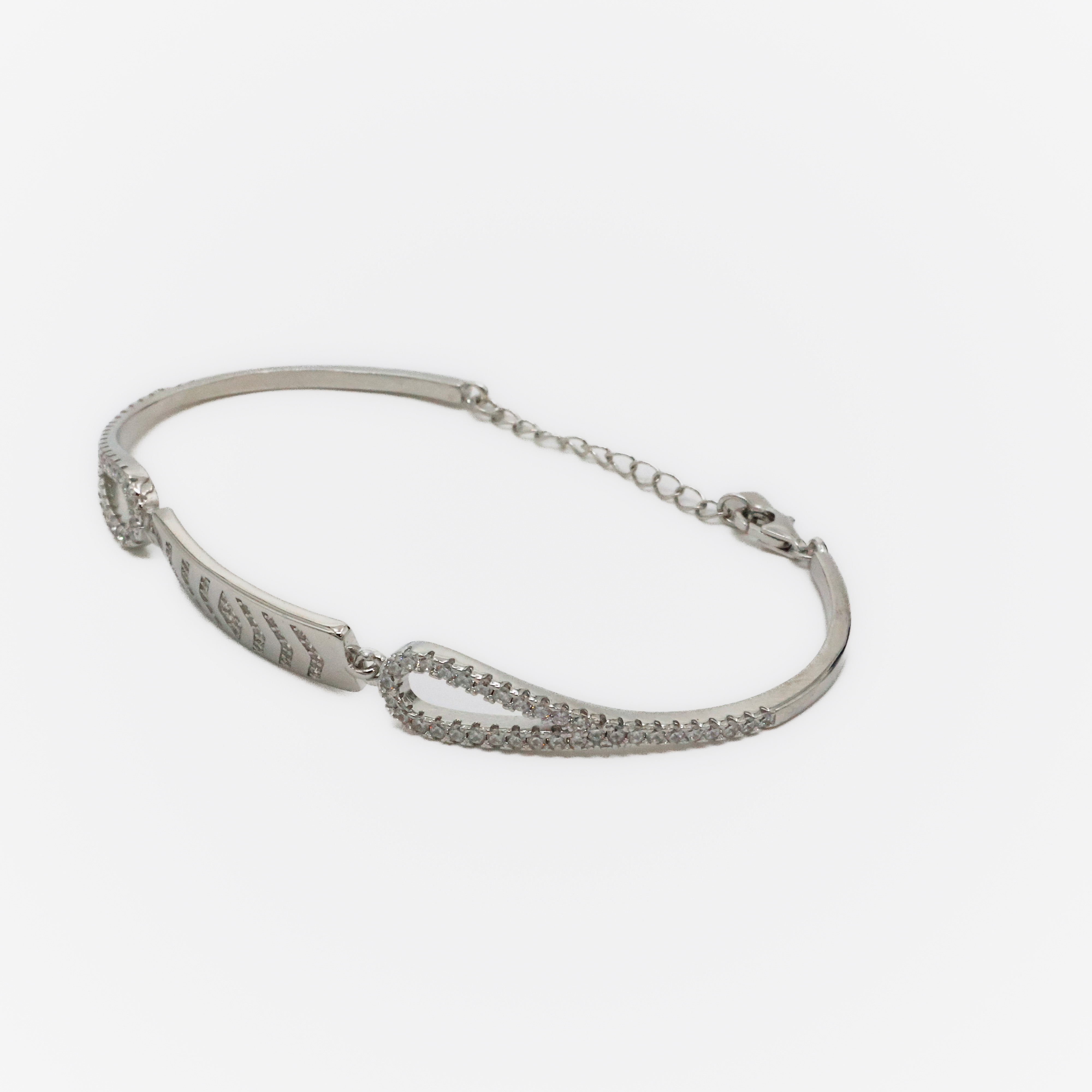 Arham Silver Palace - Silver CZ Bracelet