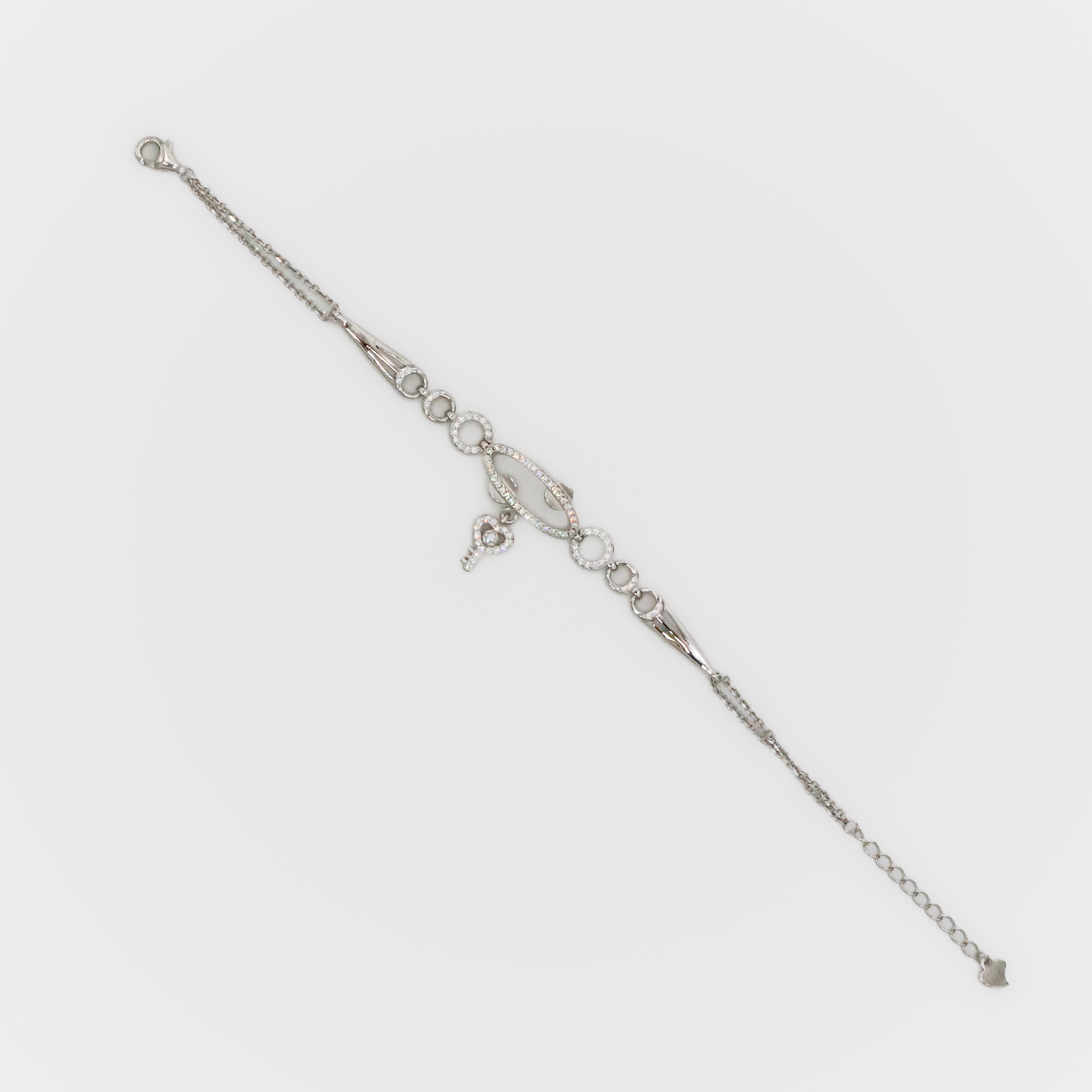 Arham Silver Palace - Silver Key Bracelet