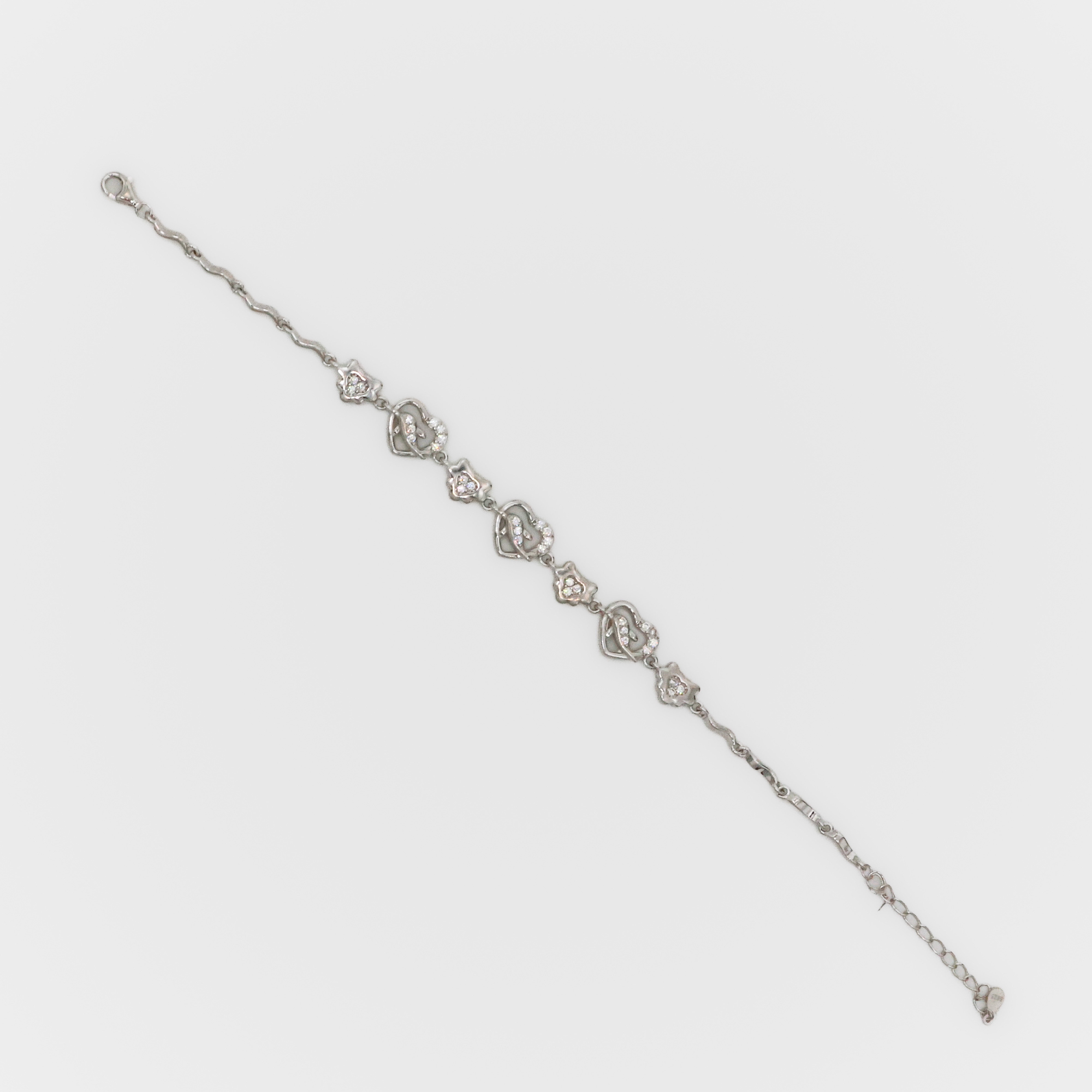 Arham Silver Palace - Silver Heart Bracelet