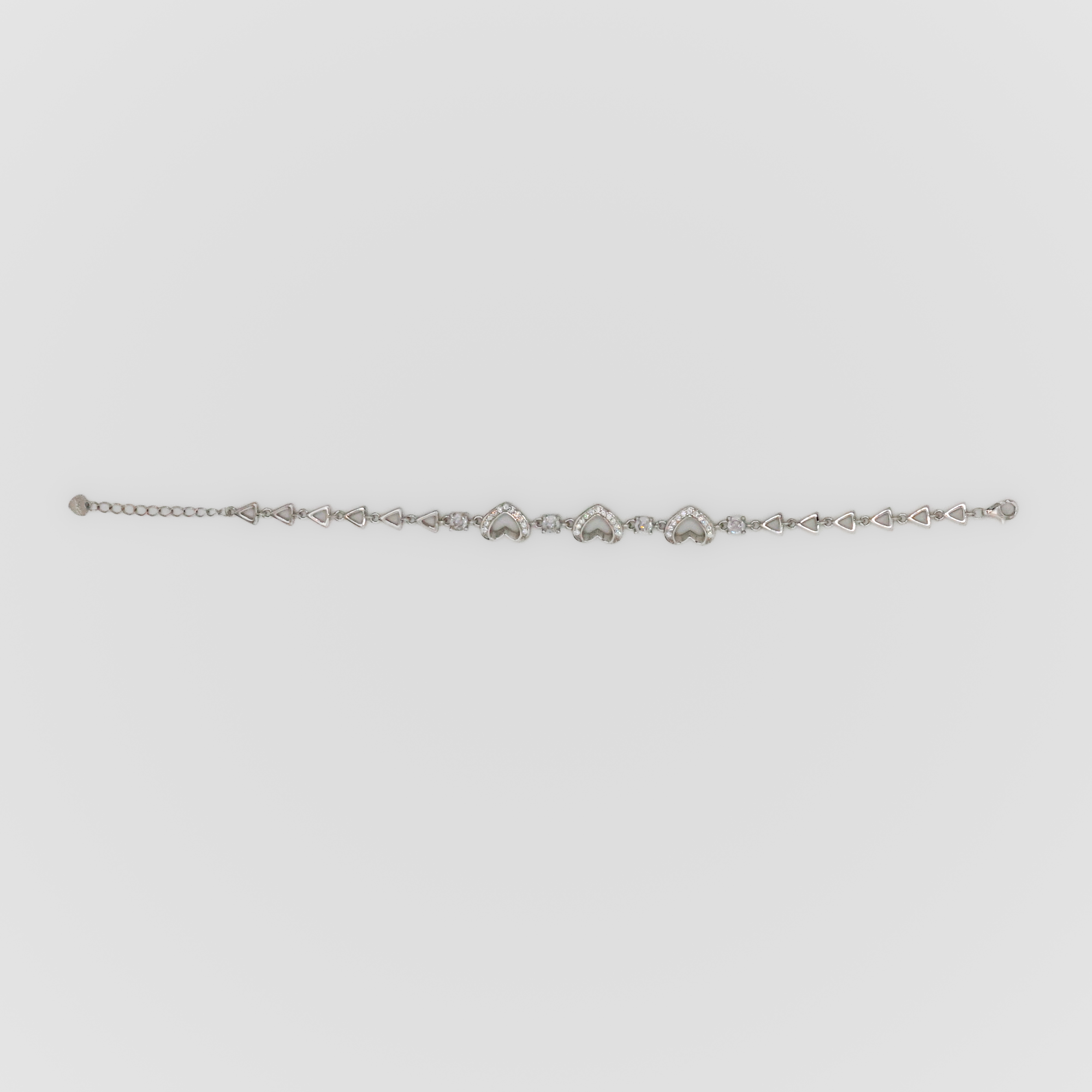 Arham Silver Palace - Silver Heart Bracelet