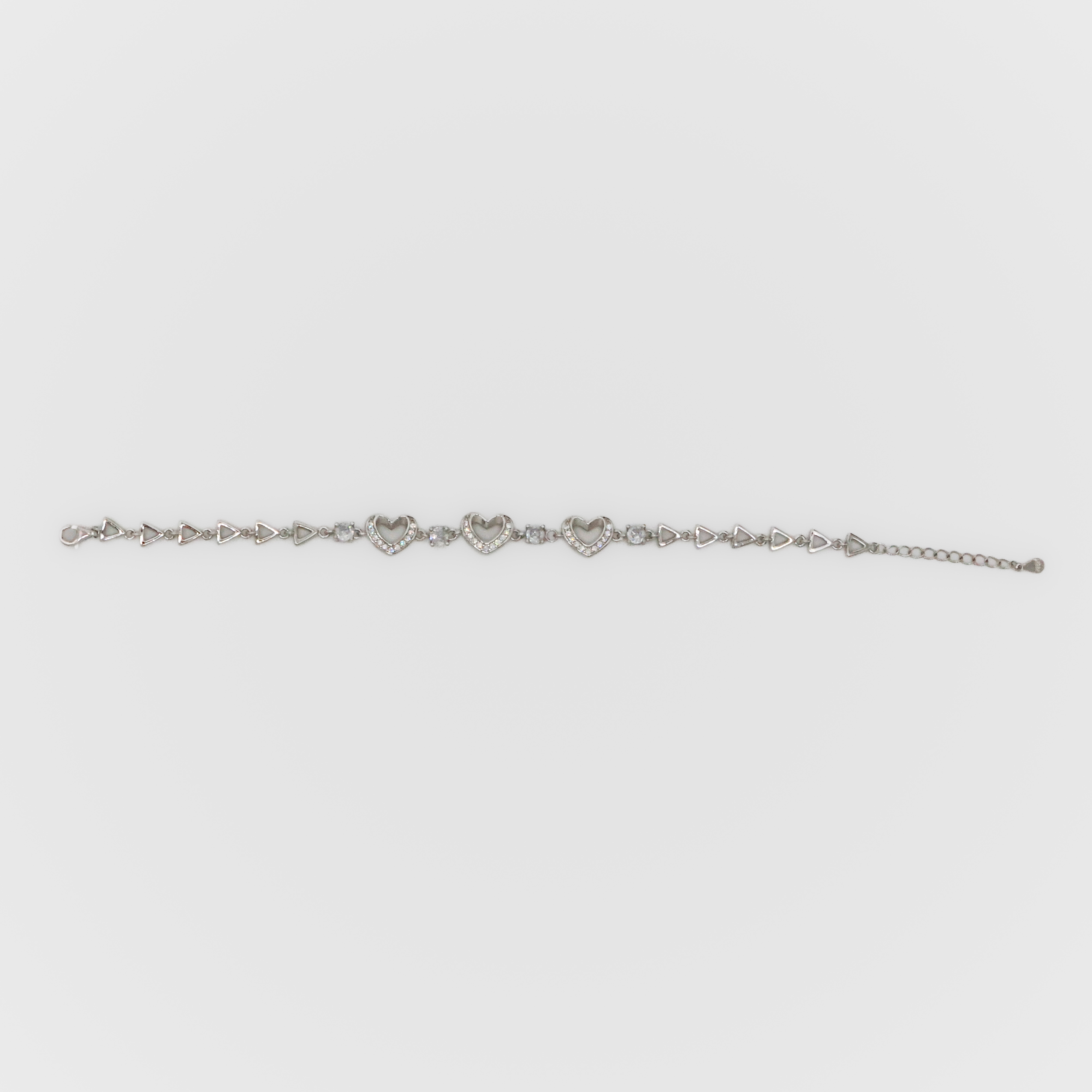Arham Silver Palace - Silver Heart Bracelet