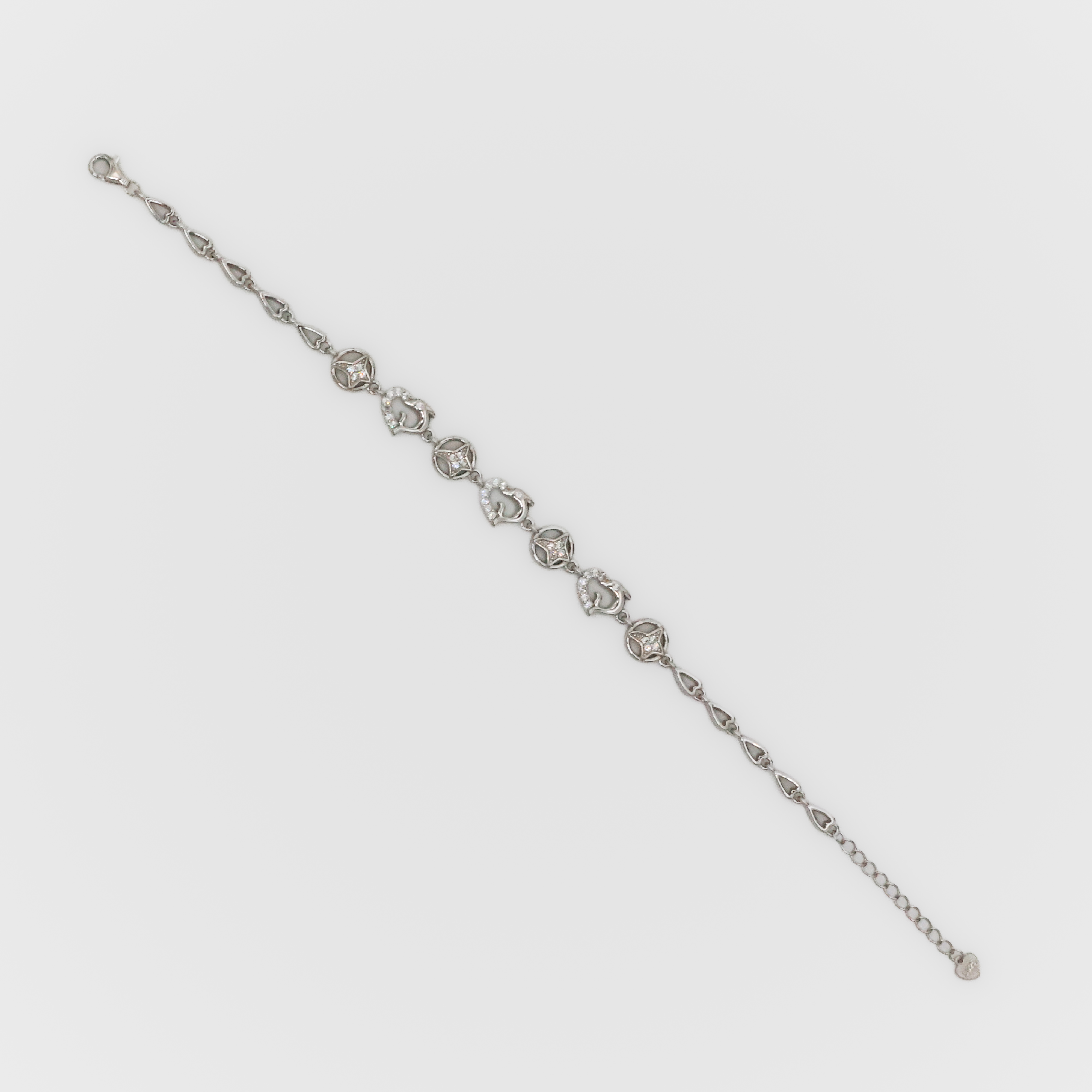 Arham Silver Palace - Silver Heart Bracelet