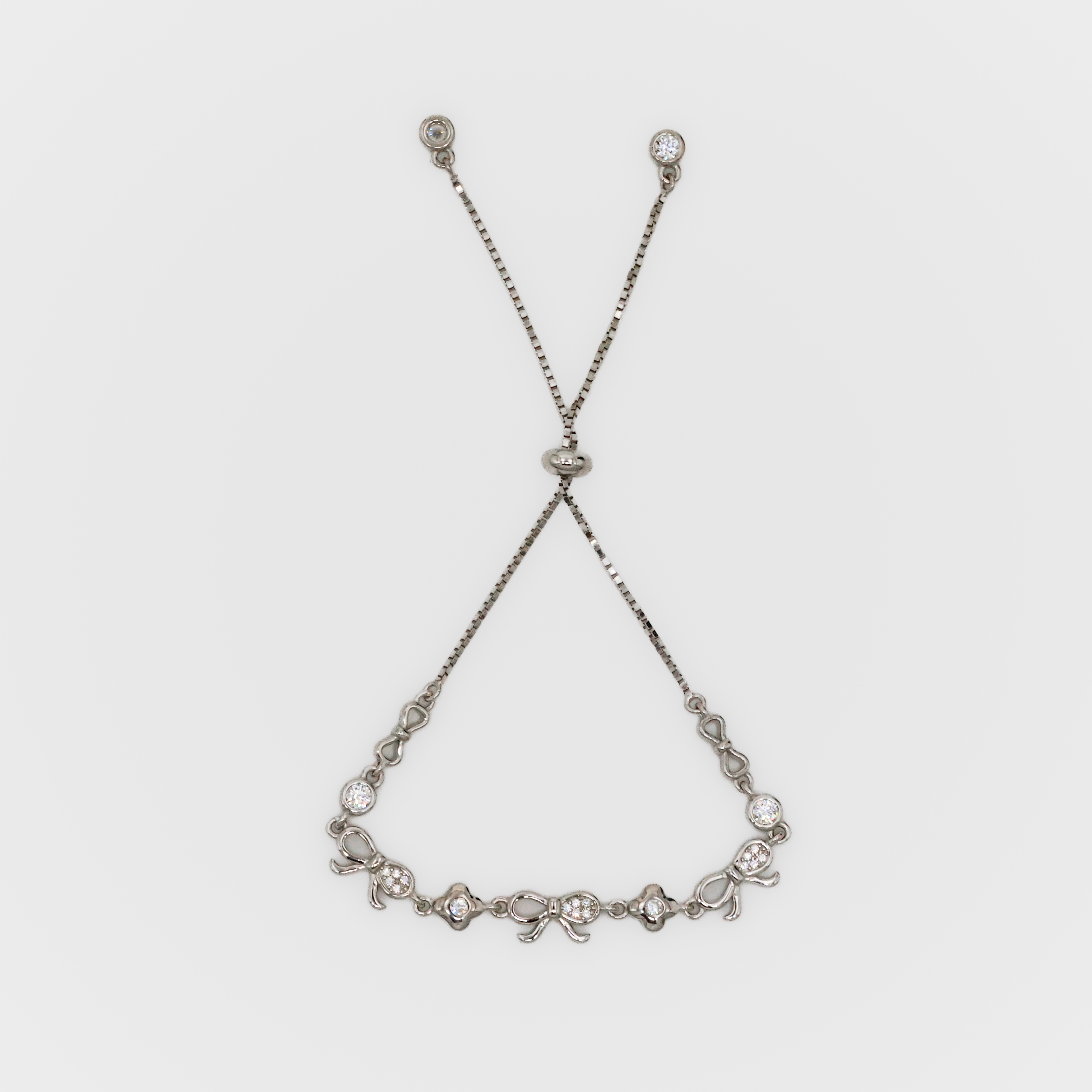 Arham Silver Palace - Silver Bow Bracelet