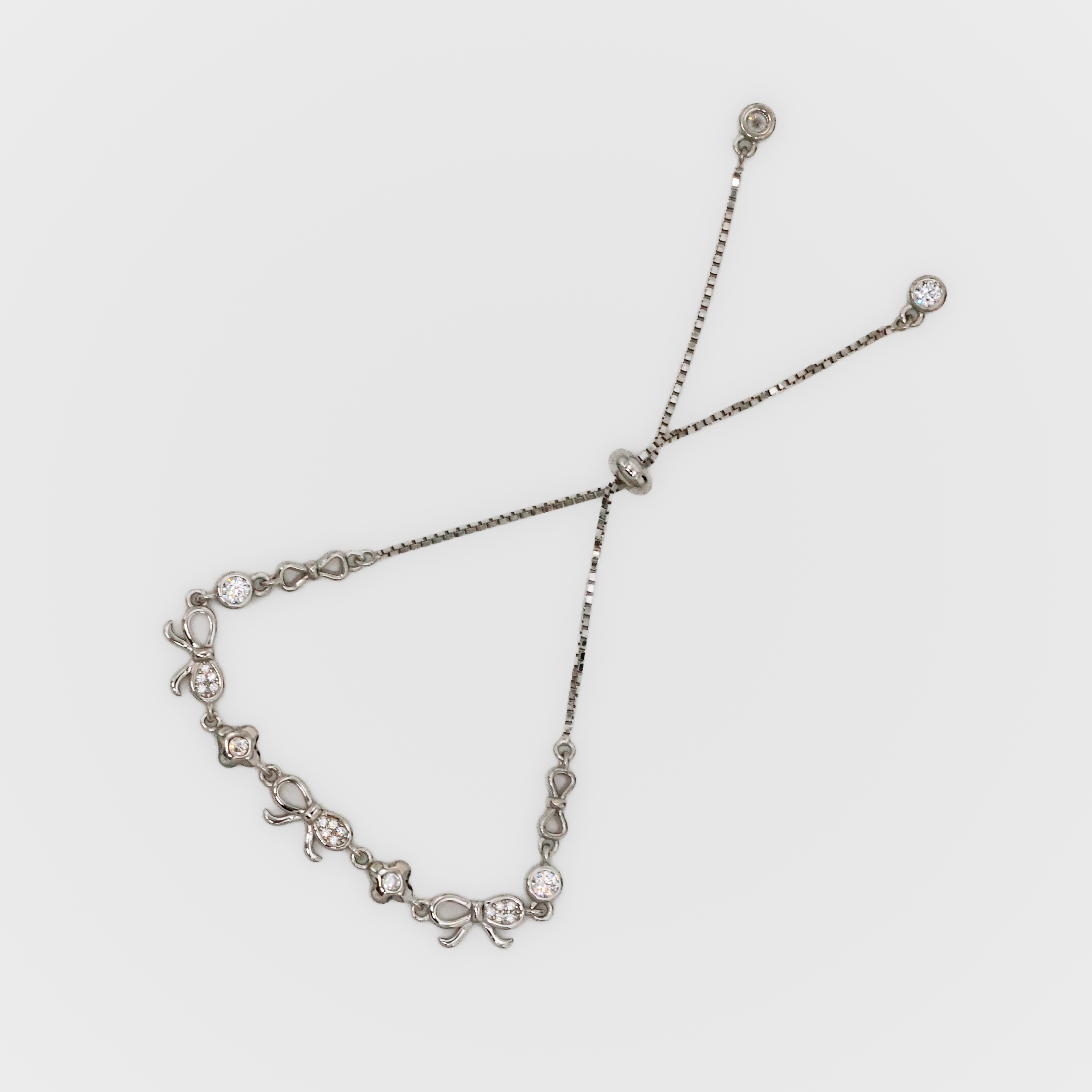 Arham Silver Palace - Silver Bow Bracelet