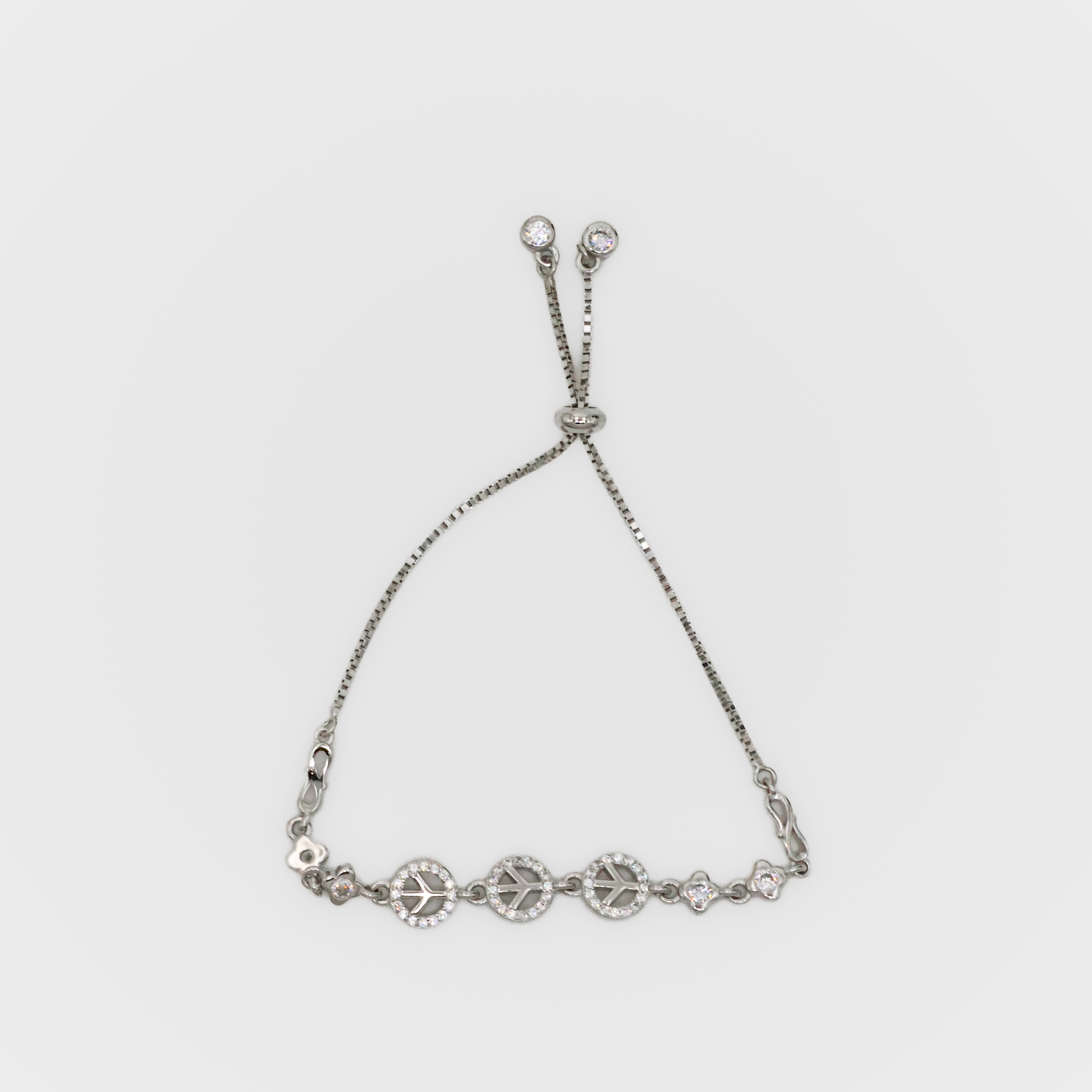 Arham Silver Palace - Silver Peace Bracelet