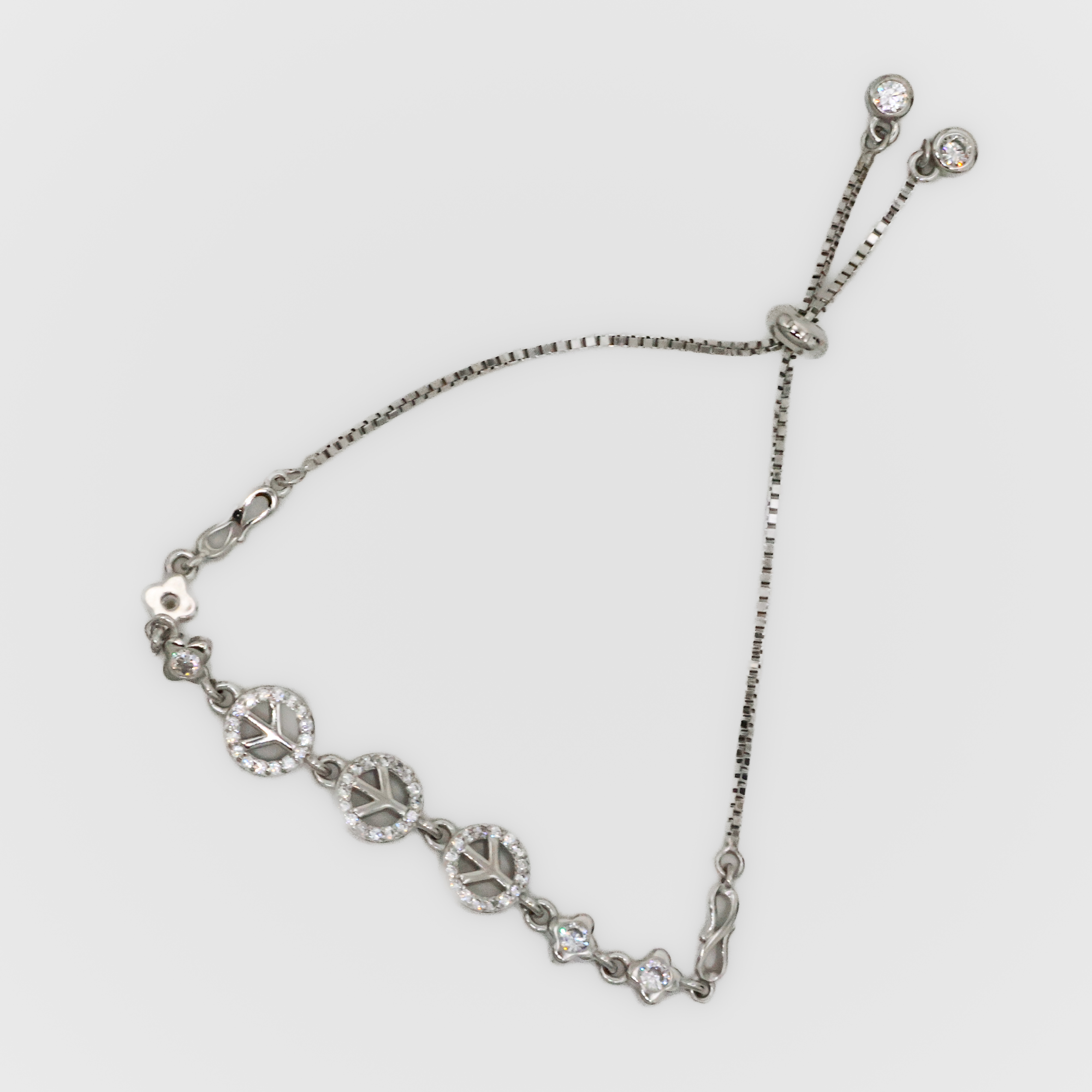 Arham Silver Palace - Silver Peace Bracelet