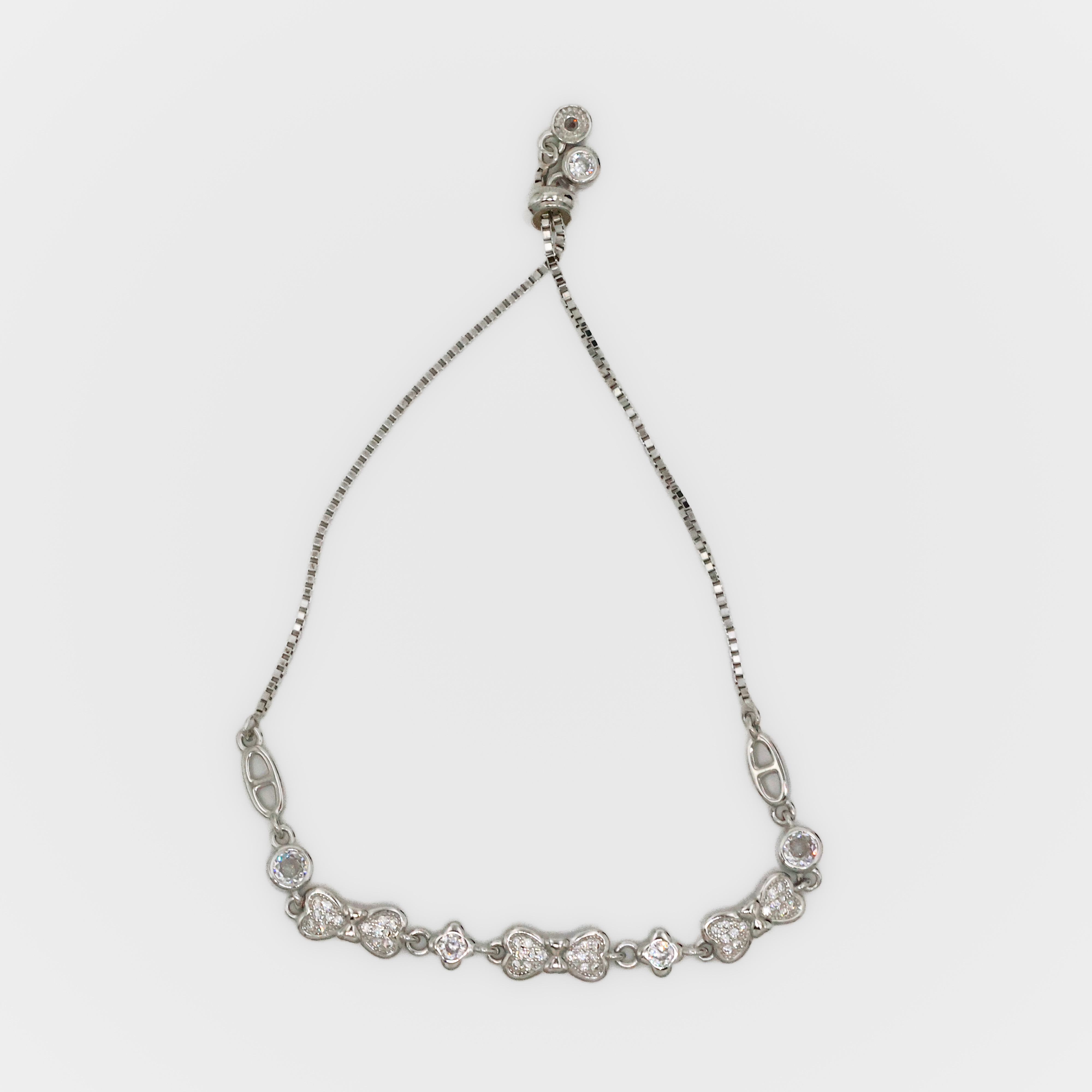 Arham Silver Palace - Silver Bow Bracelet