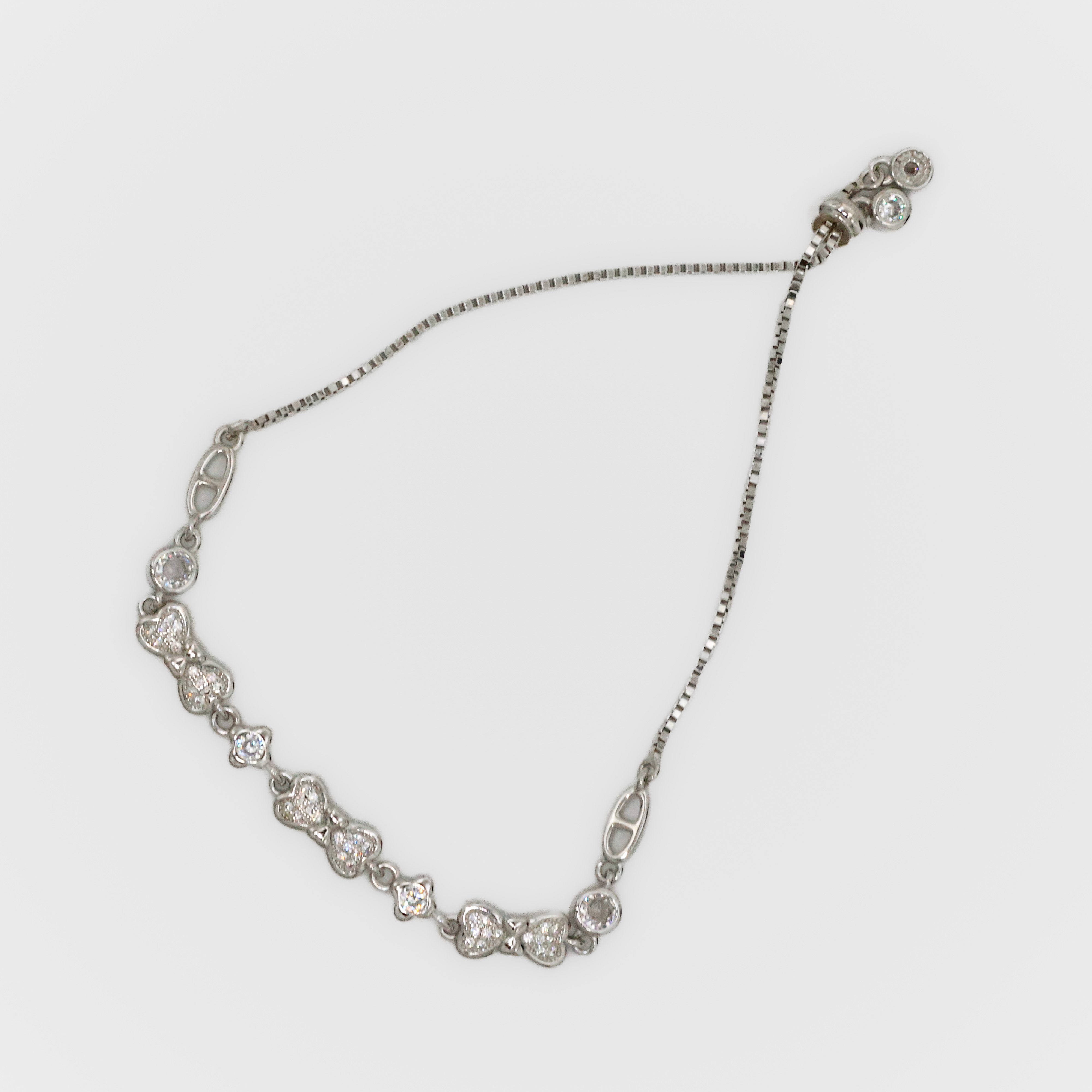 Arham Silver Palace - Silver Bow Bracelet