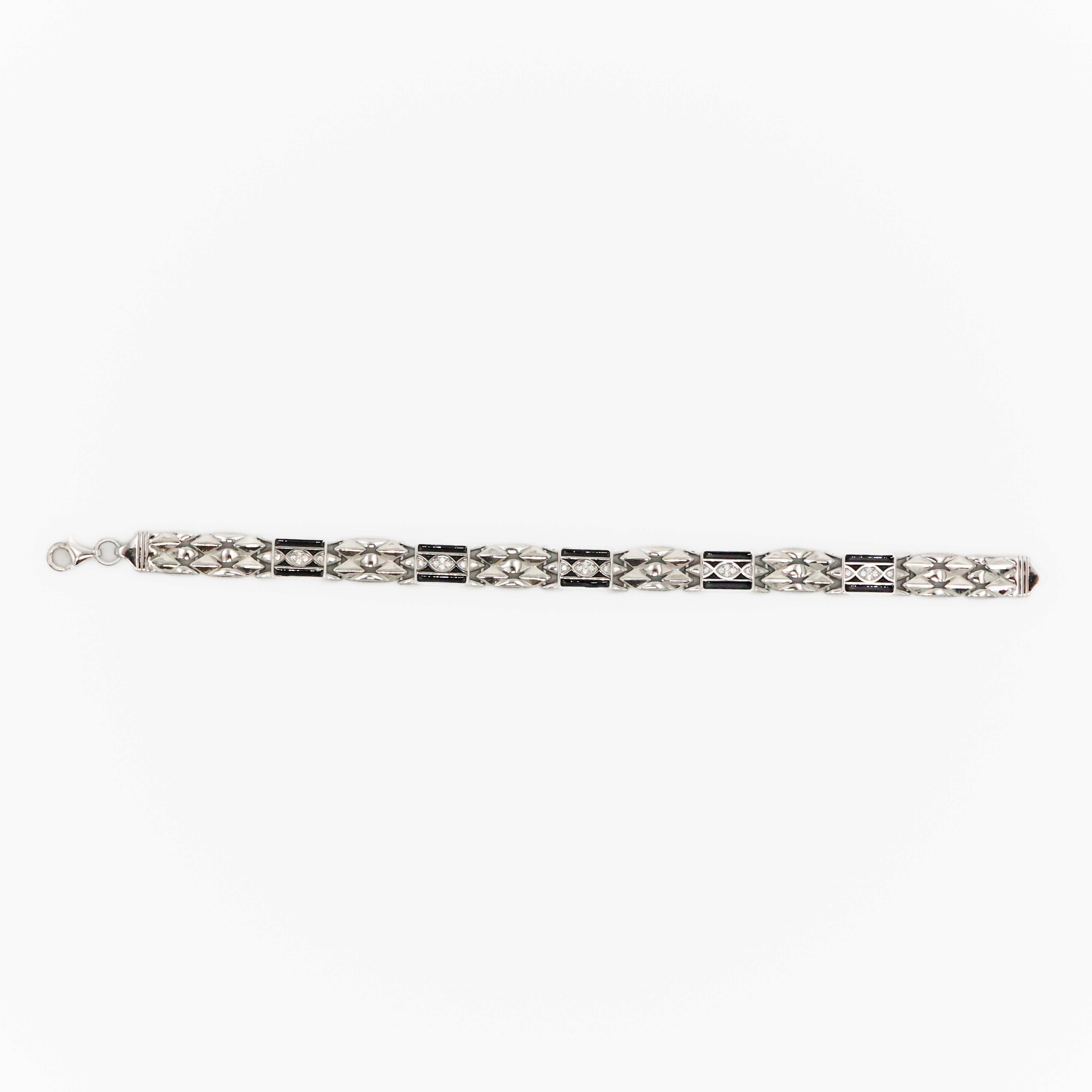 Arham Silver Palace - Silver Pyramid Bracelet
