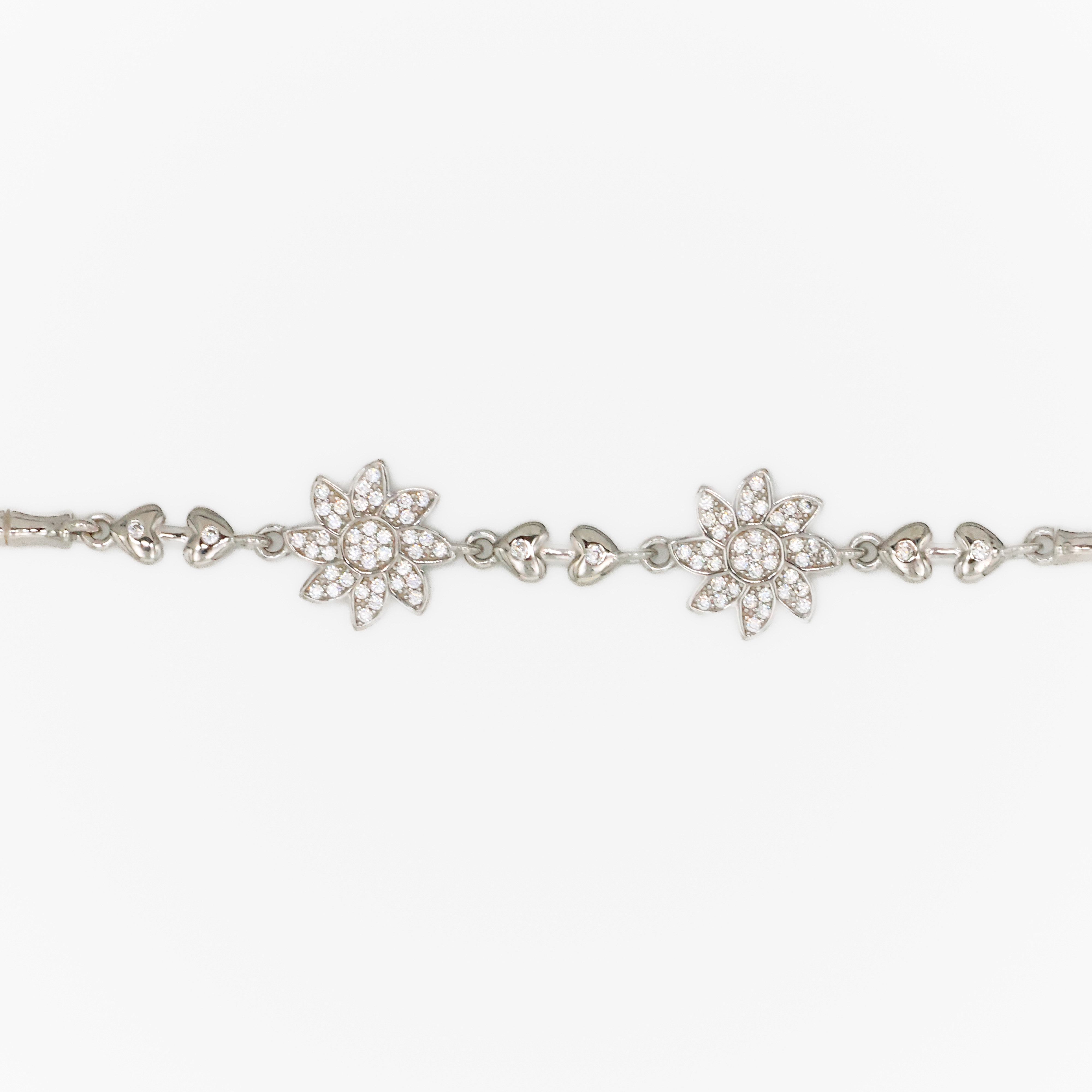Silver Flower Bracelet