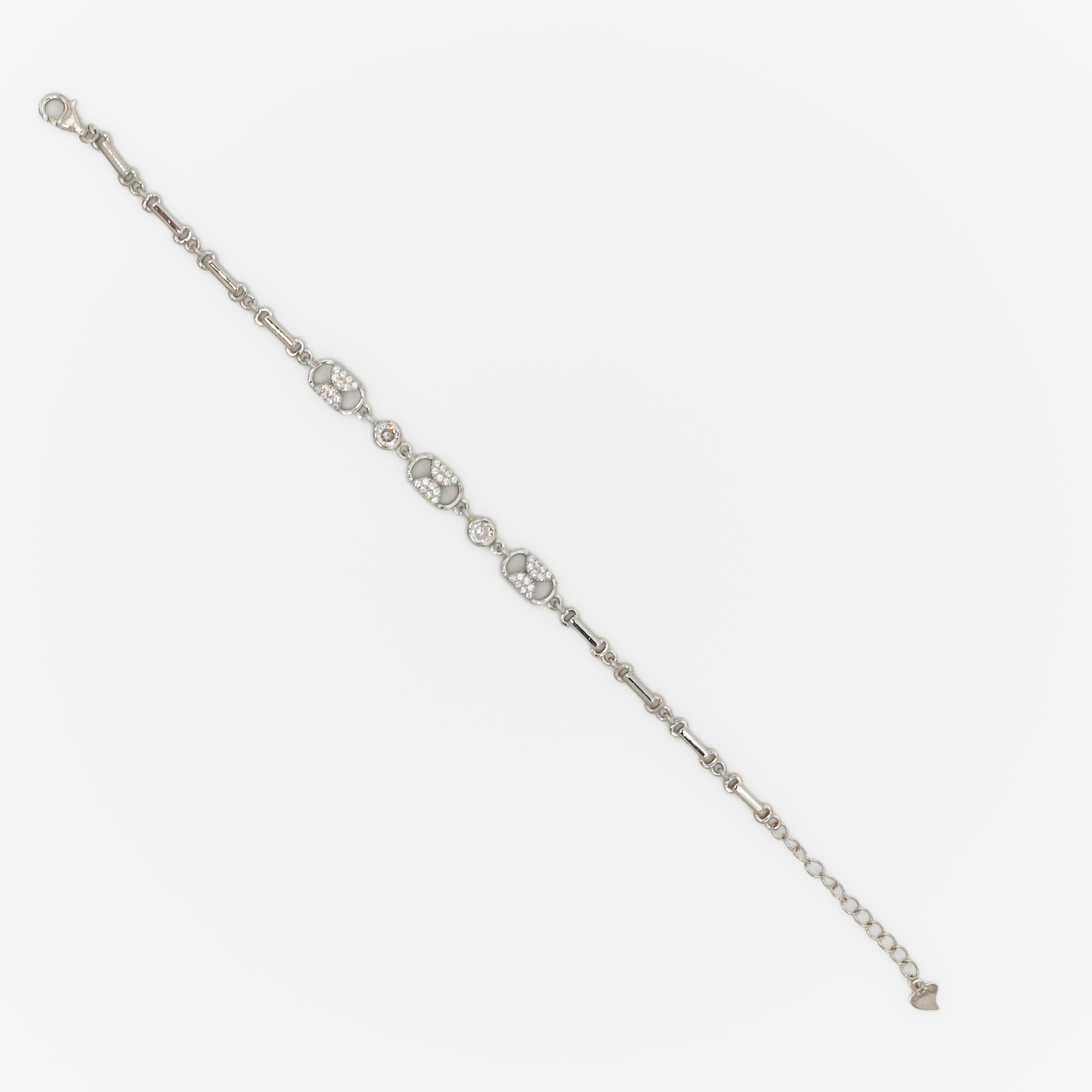 Arham Silver Palace - Silver Heart Bracelet