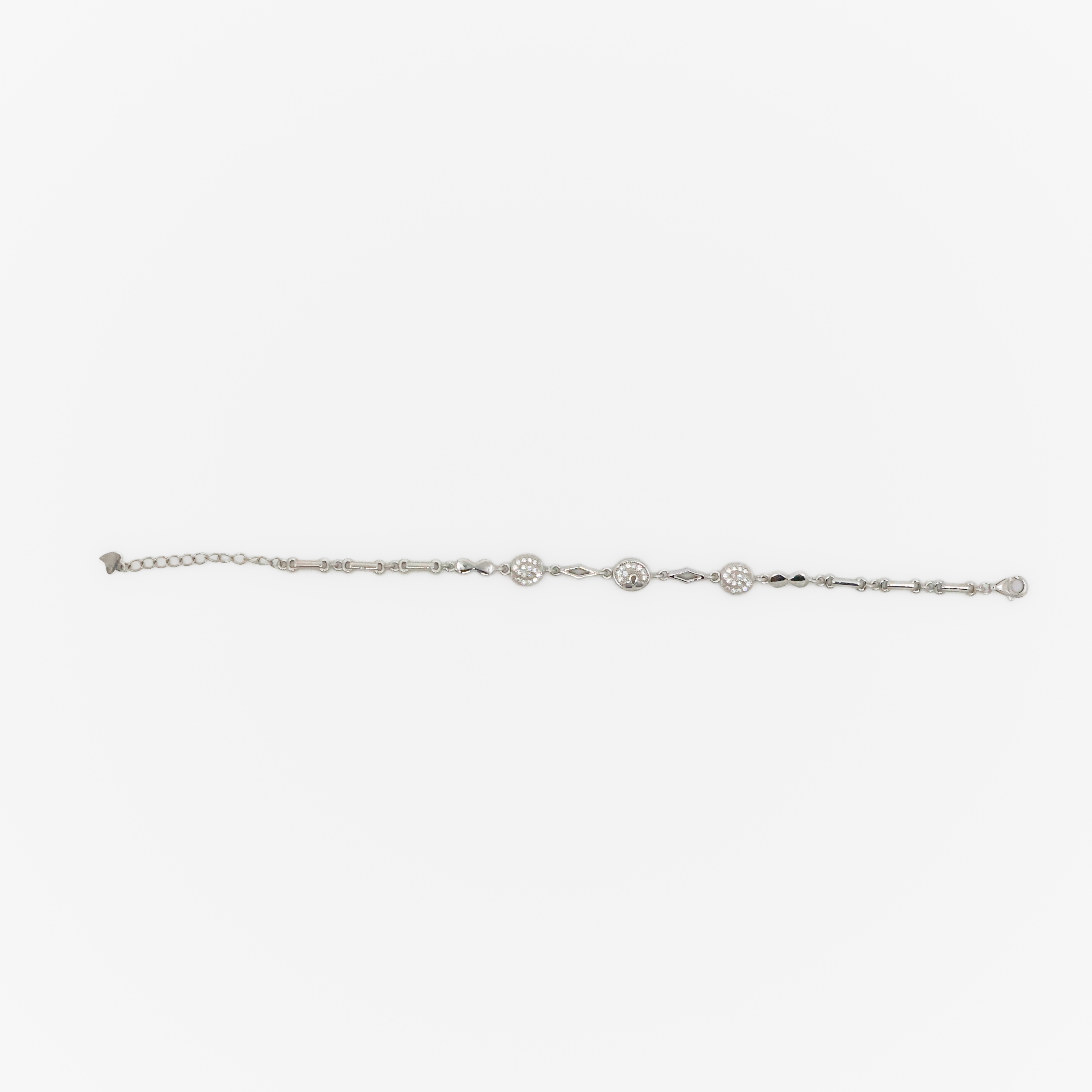 Arham Silver Palace - Silver Flower Bracelet
