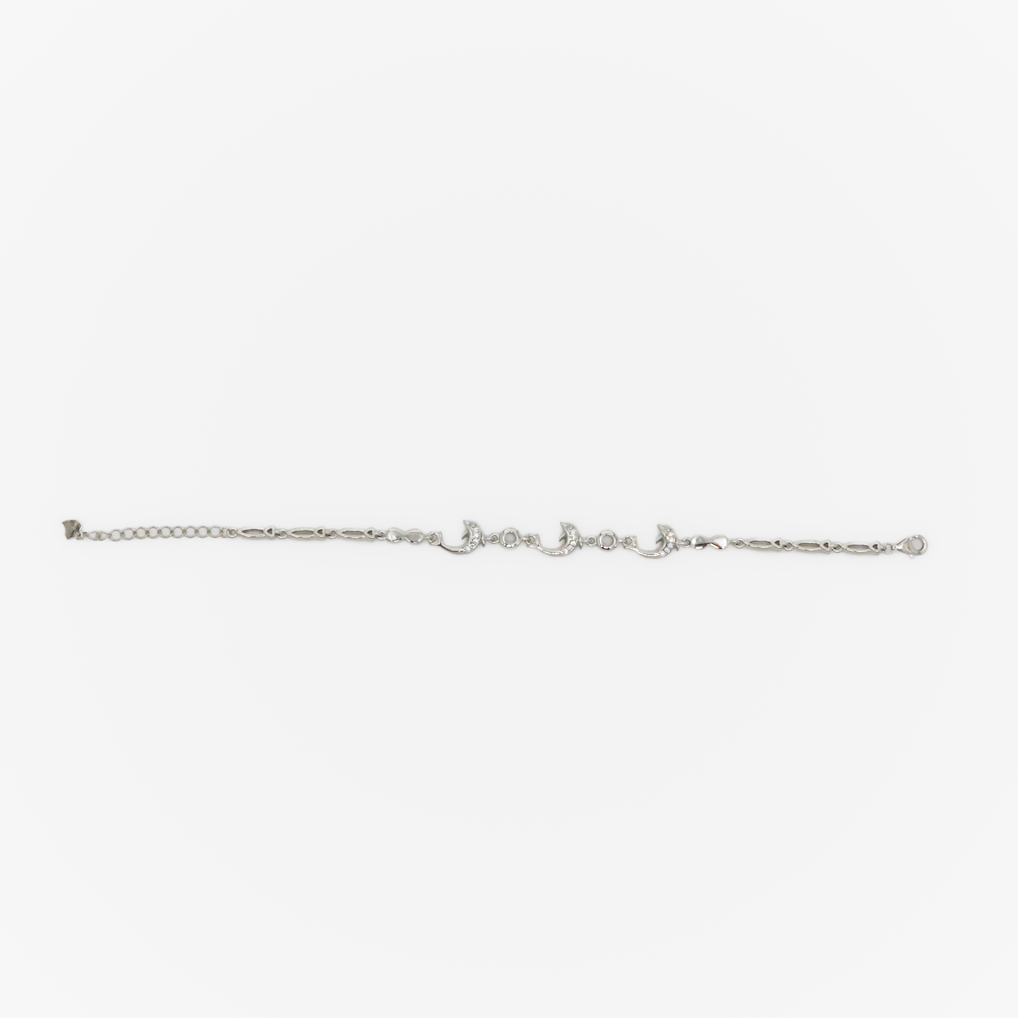 Arham Silver Palace - Silver Hook Bracelet