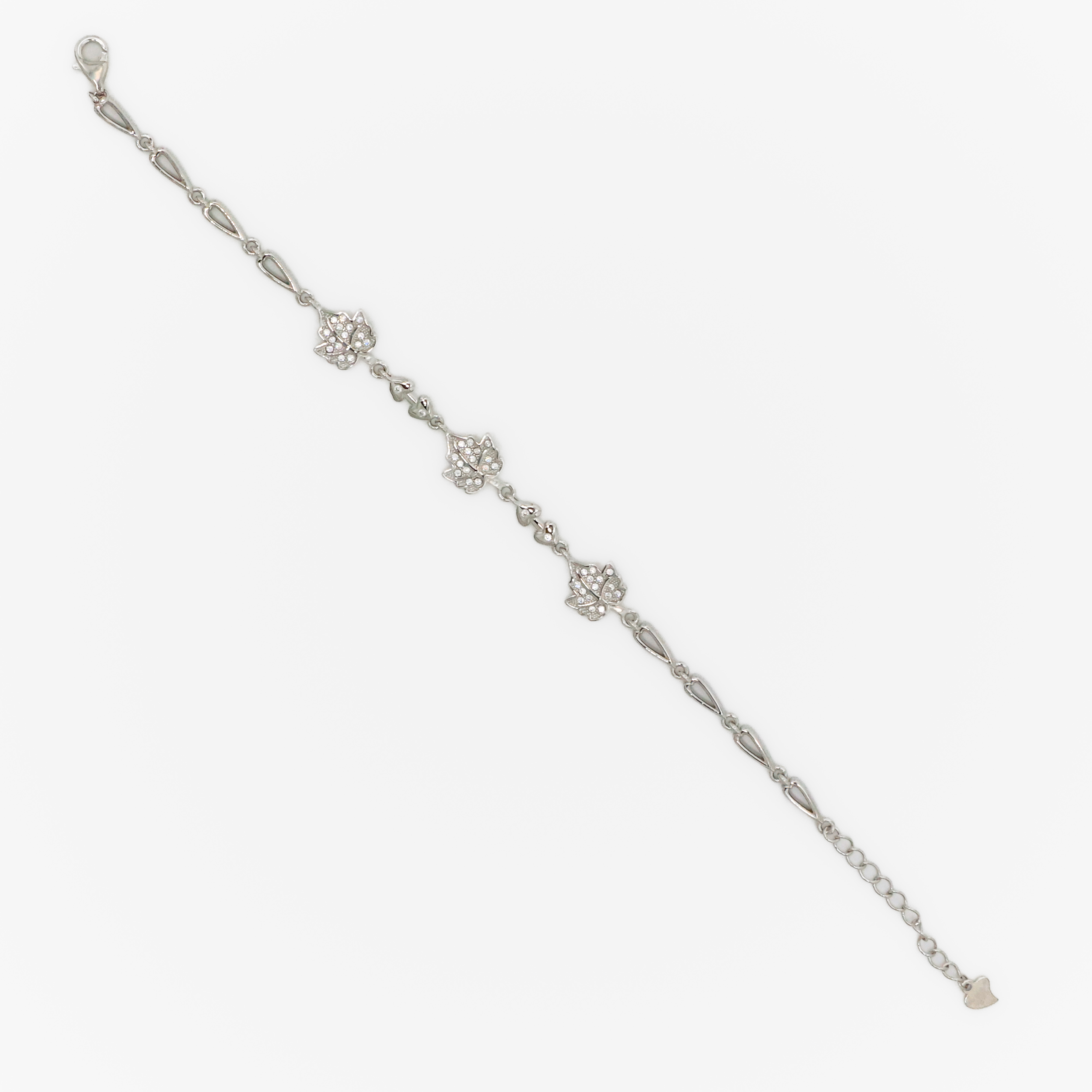 Arham Silver Palace - Silver Leaf Bracelet