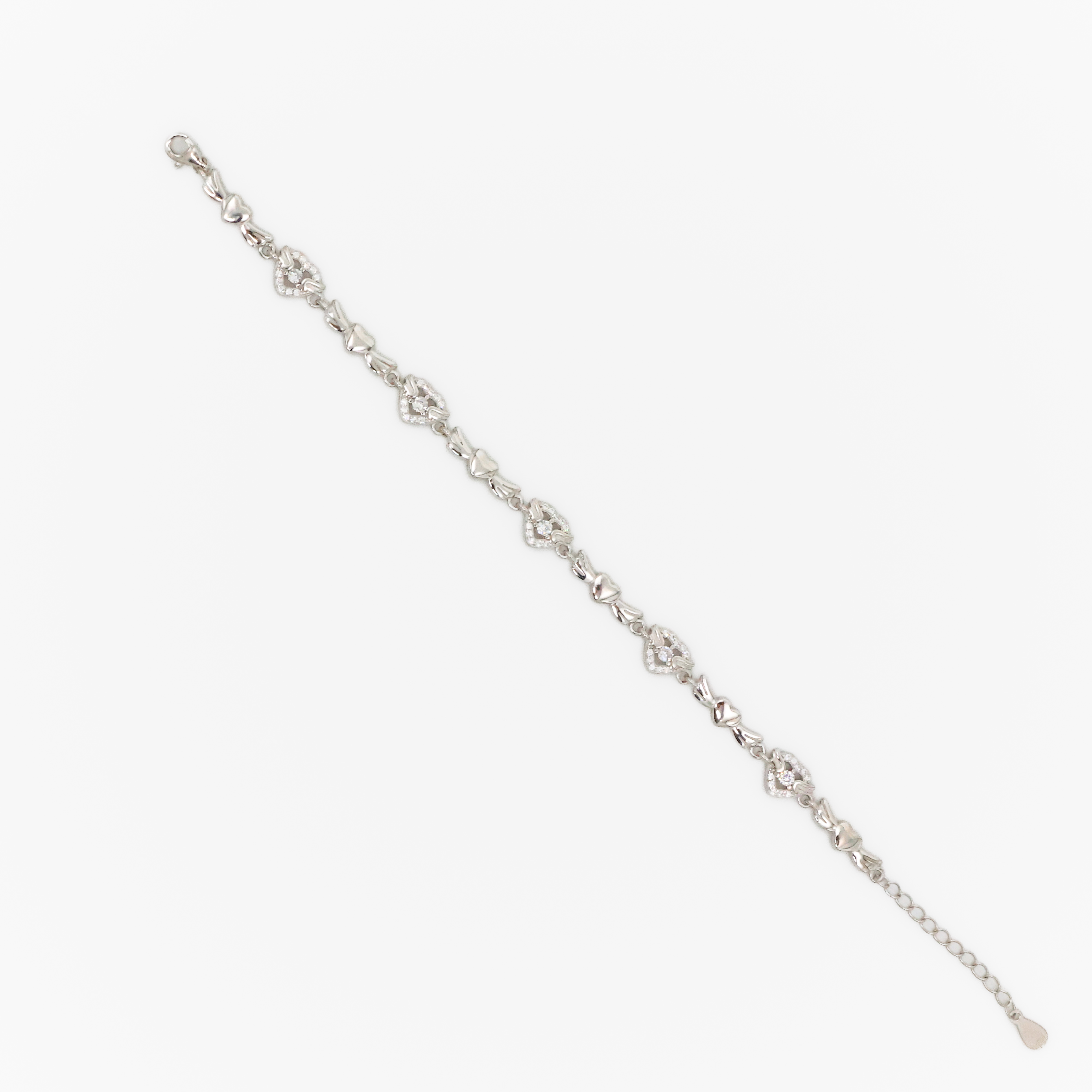 Arham Silver Palace - Silver Heart Bracelet