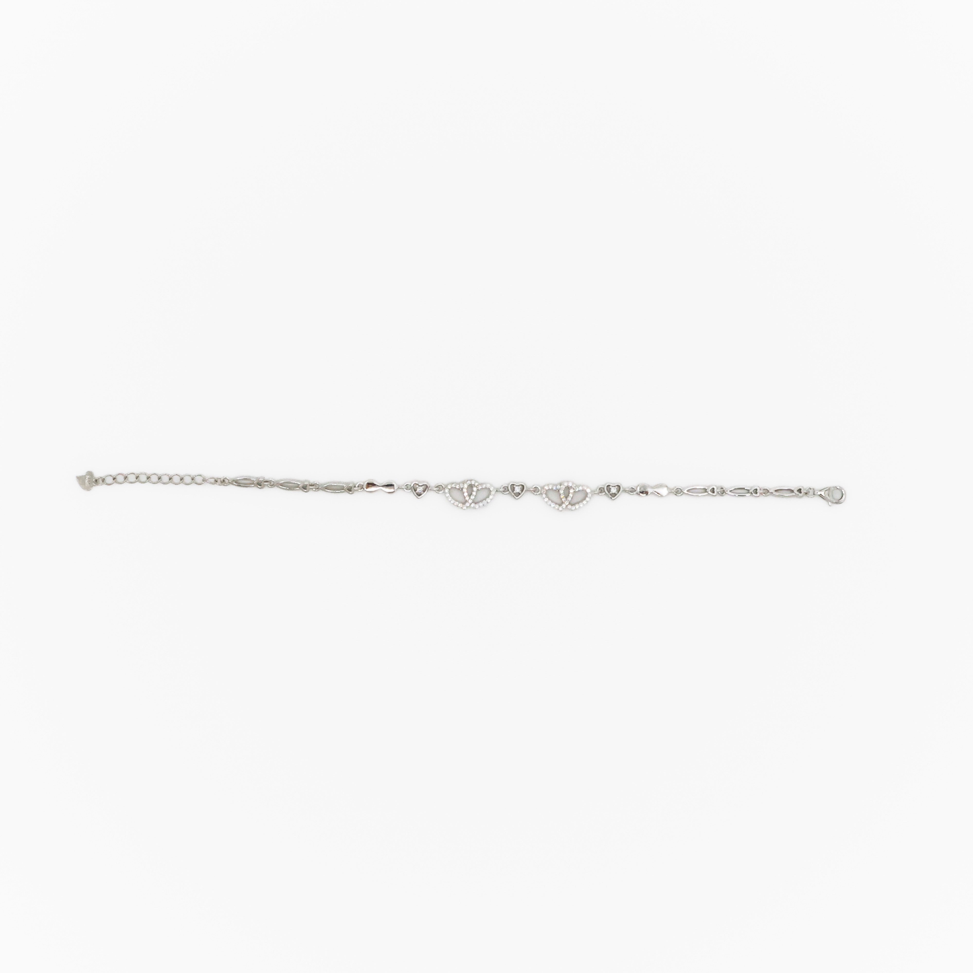 Arham Silver Palace - Silver Heart Bracelet