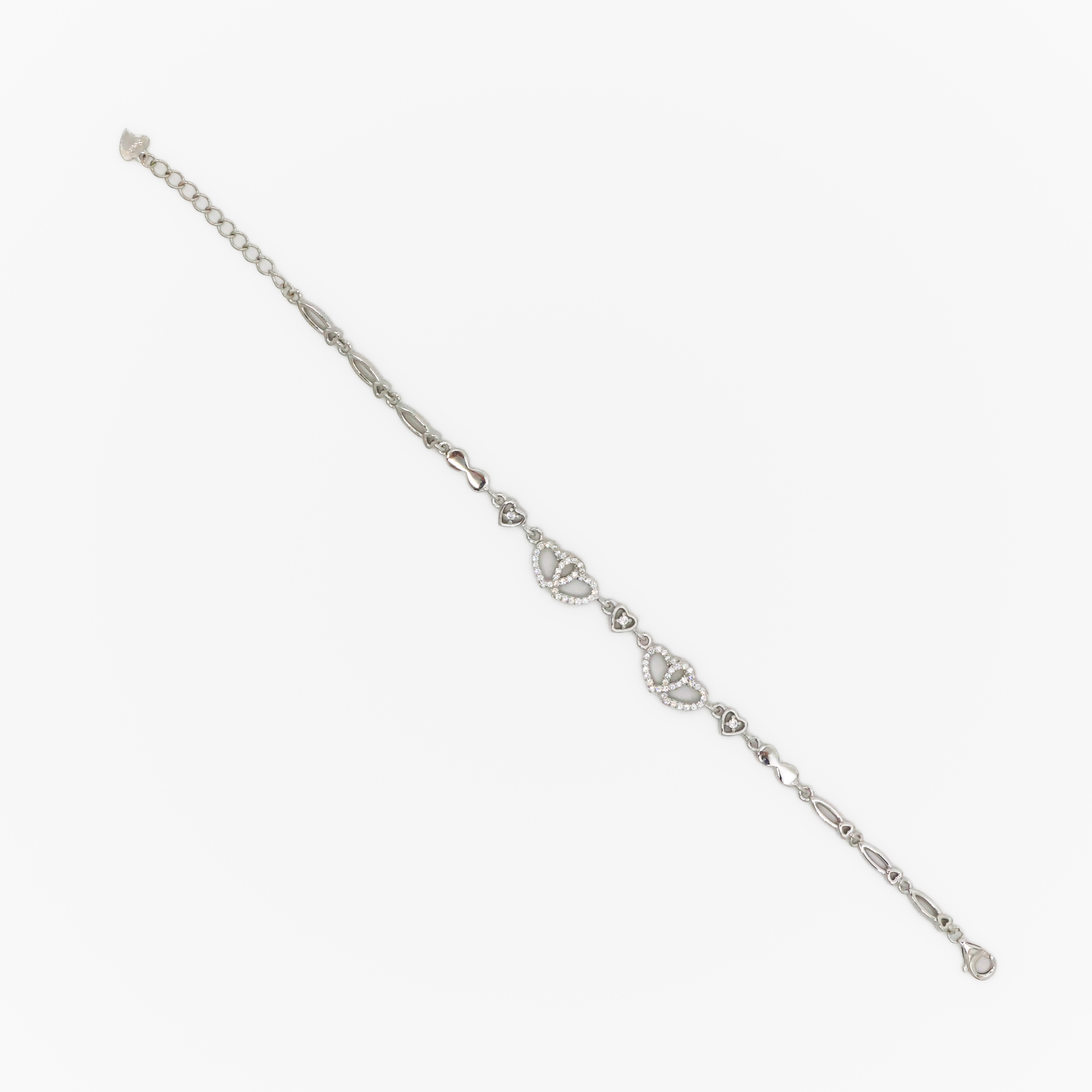 Arham Silver Palace - Silver Heart Bracelet