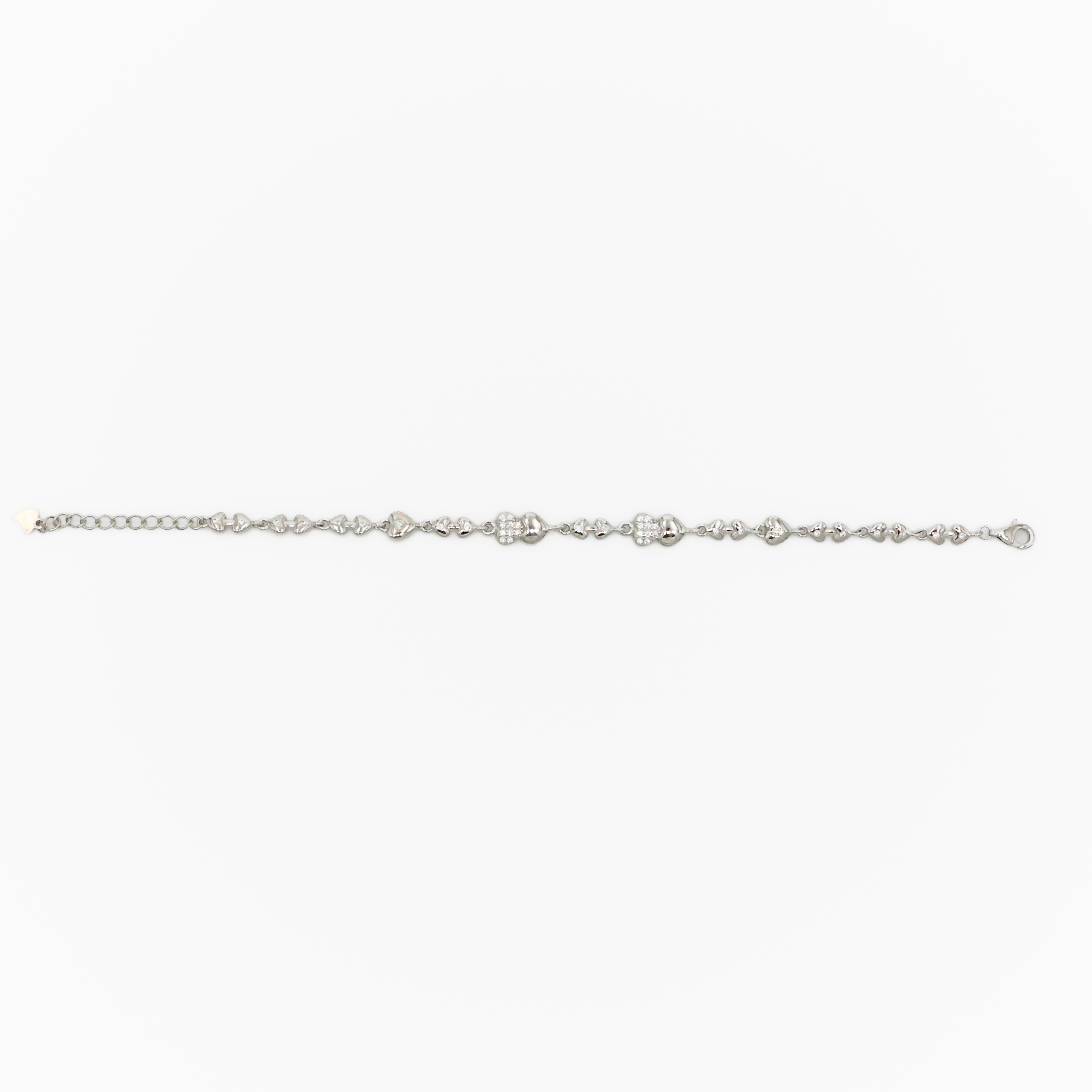 Arham Silver Palace - Silver Heart Bracelet