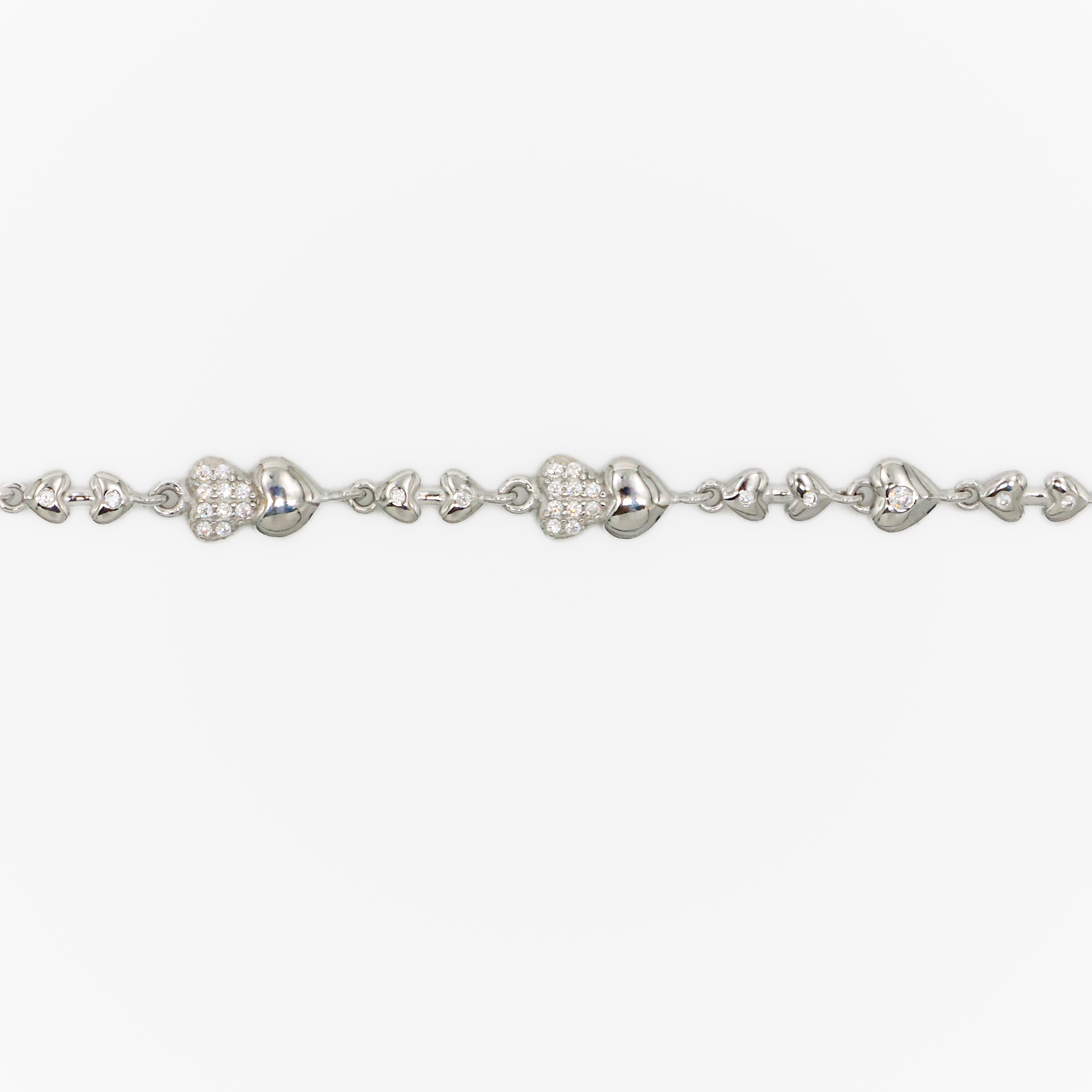Silver Heart Bracelet