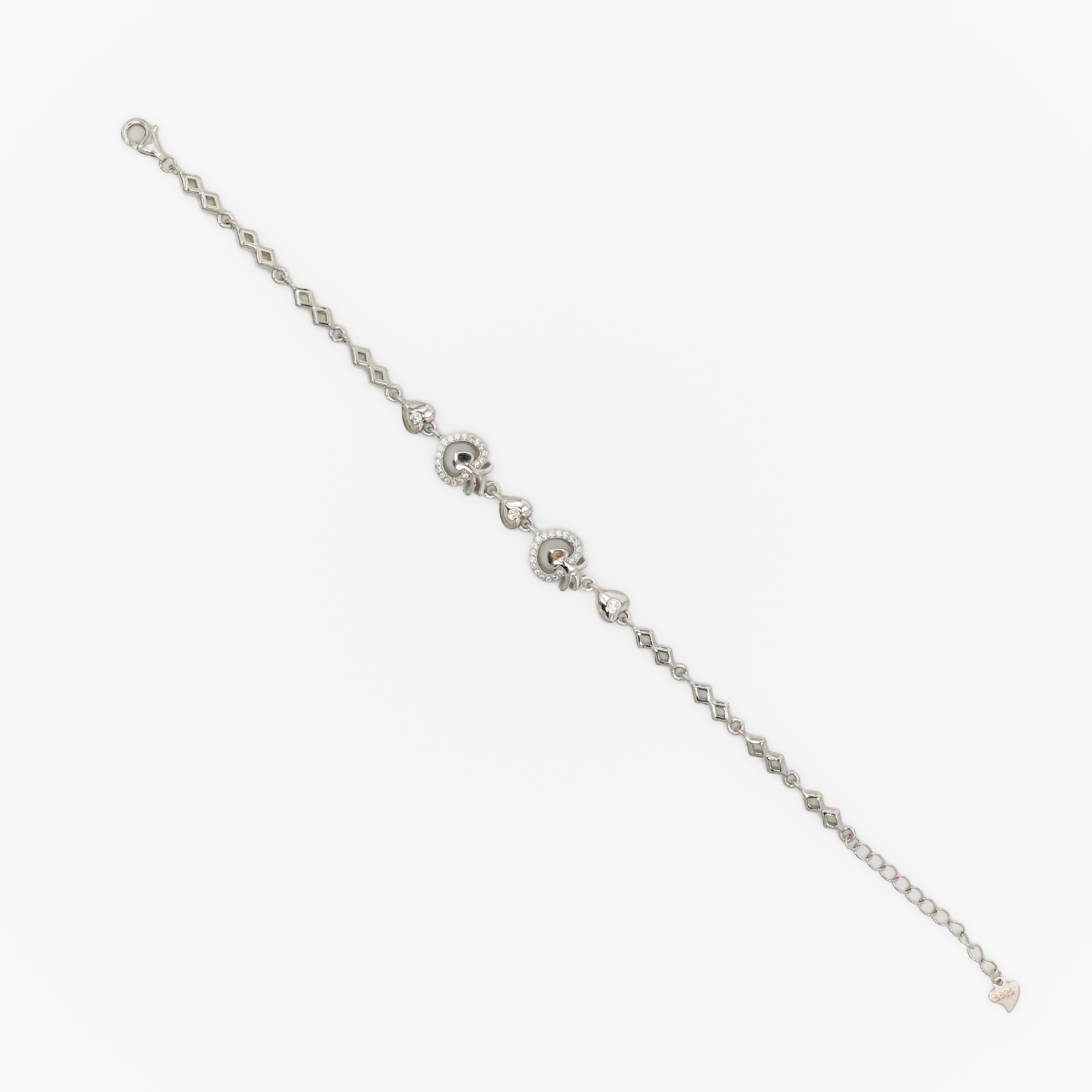 Arham Silver Palace - Silver Heart Bracelet