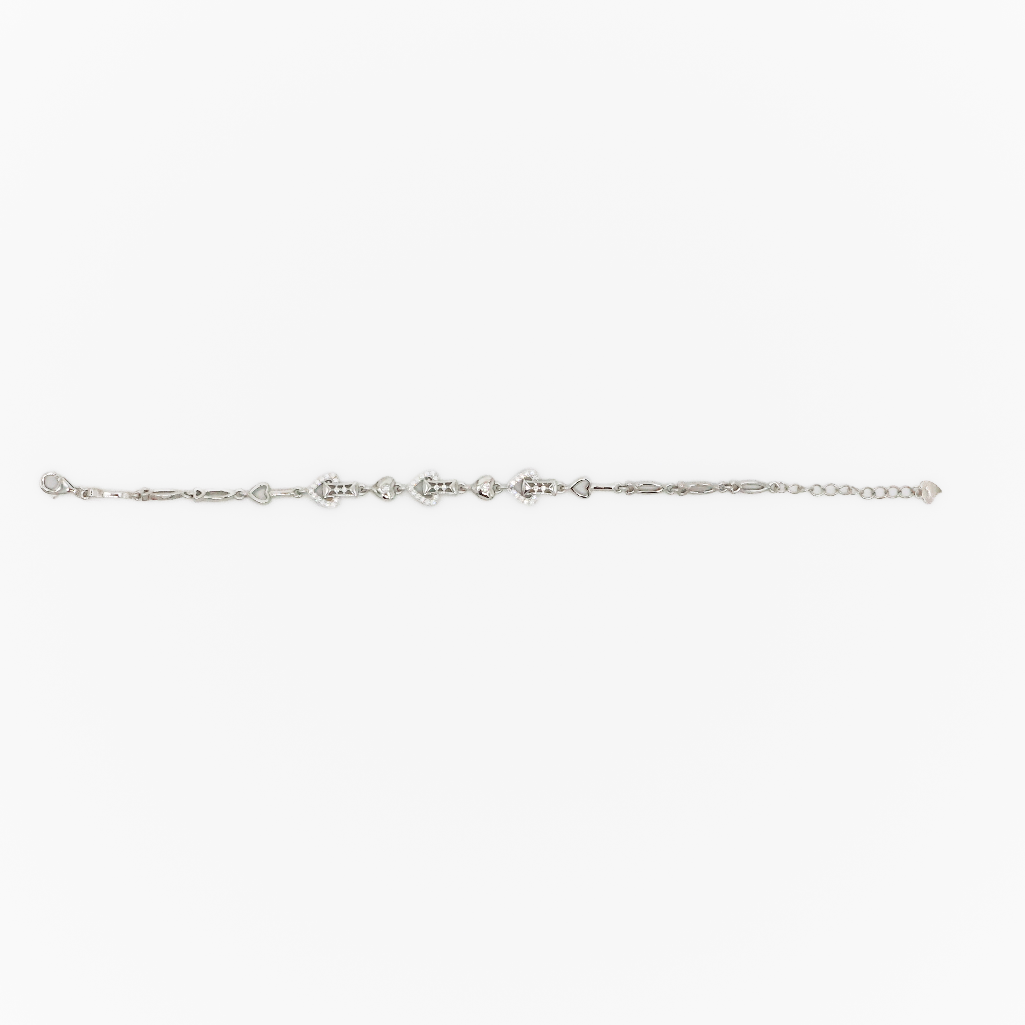 Arham Silver Palace - Silver Heart Bracelet