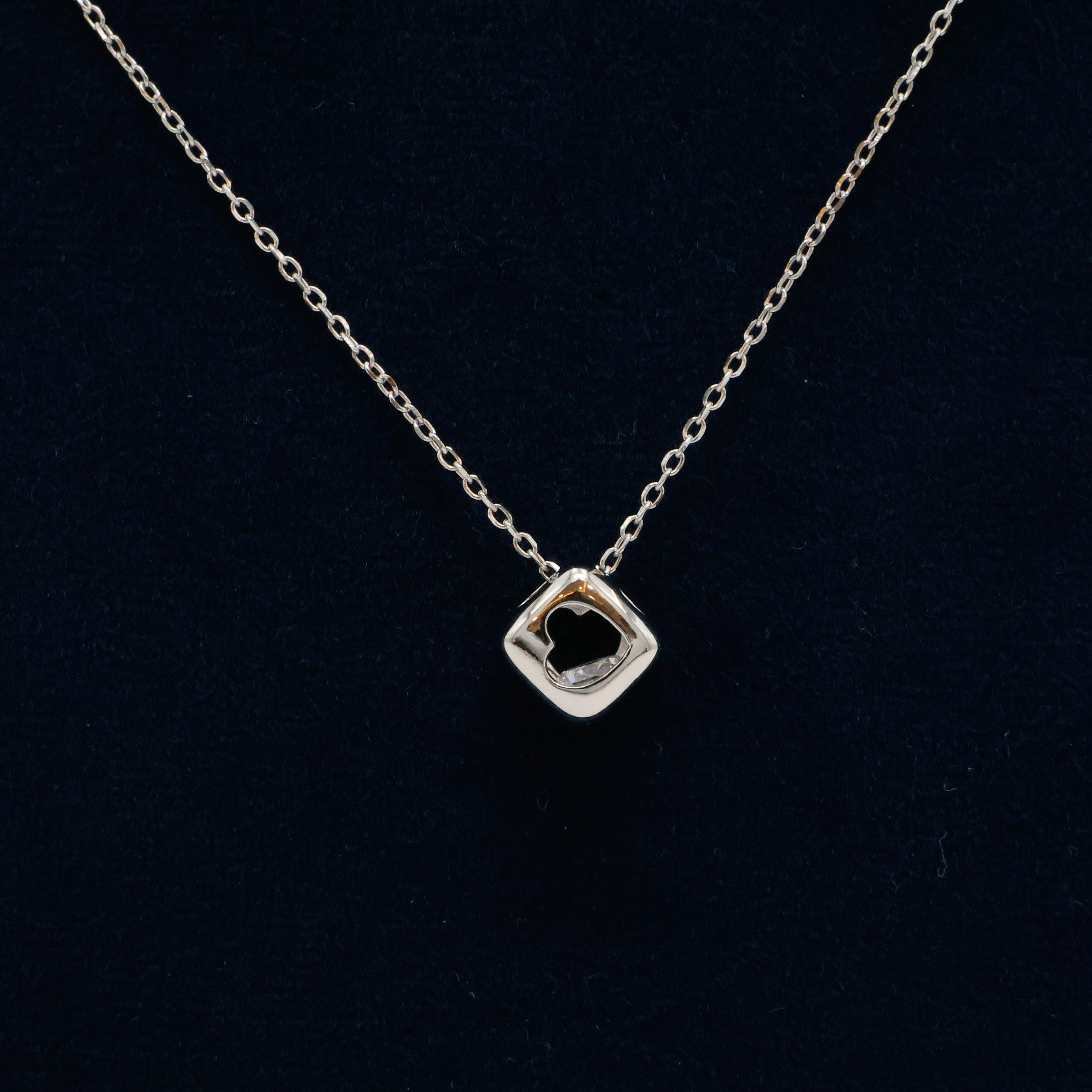 Arham Silver Palace - Silver Heart Pendant