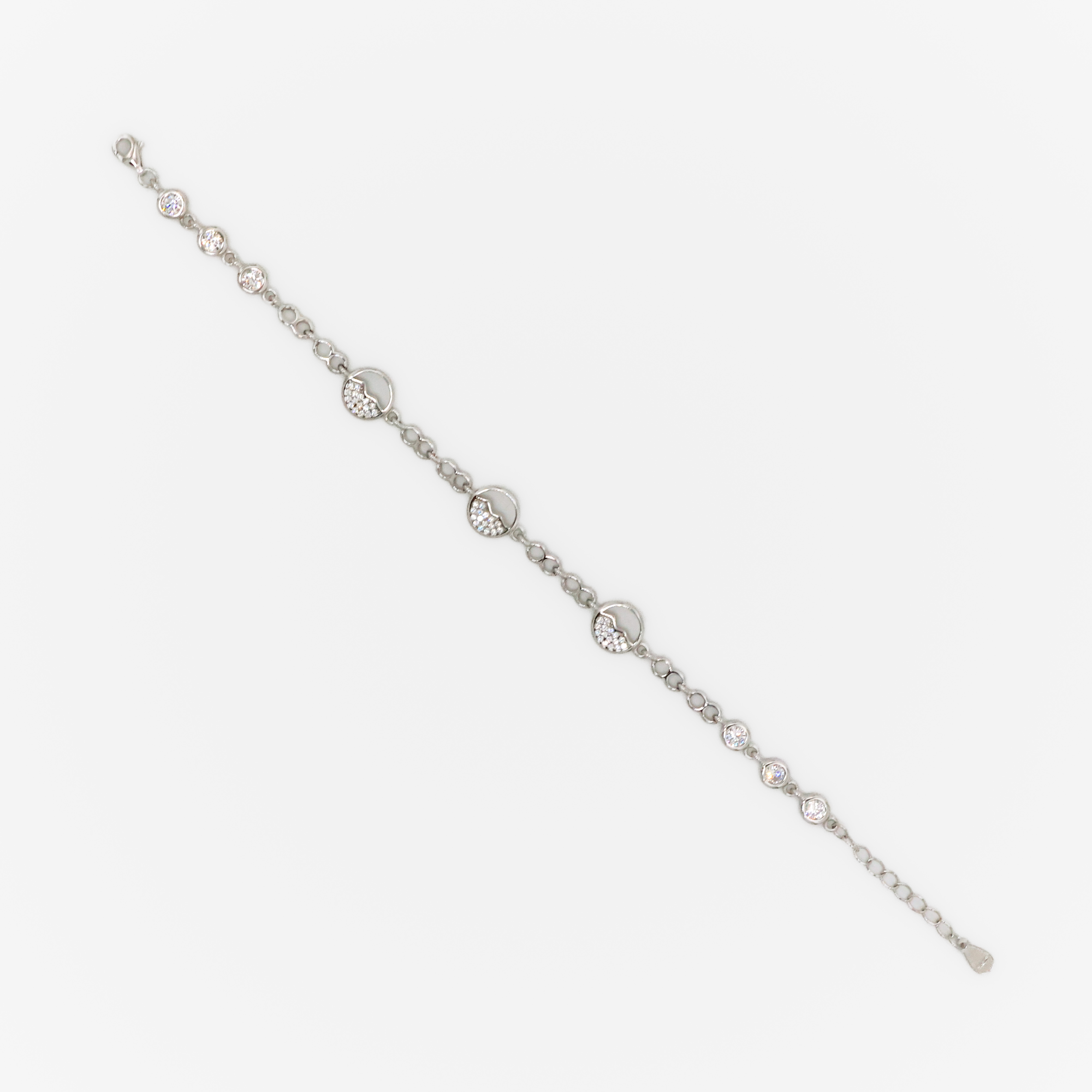 Arham Silver Palace - Silver Circle Bracelet