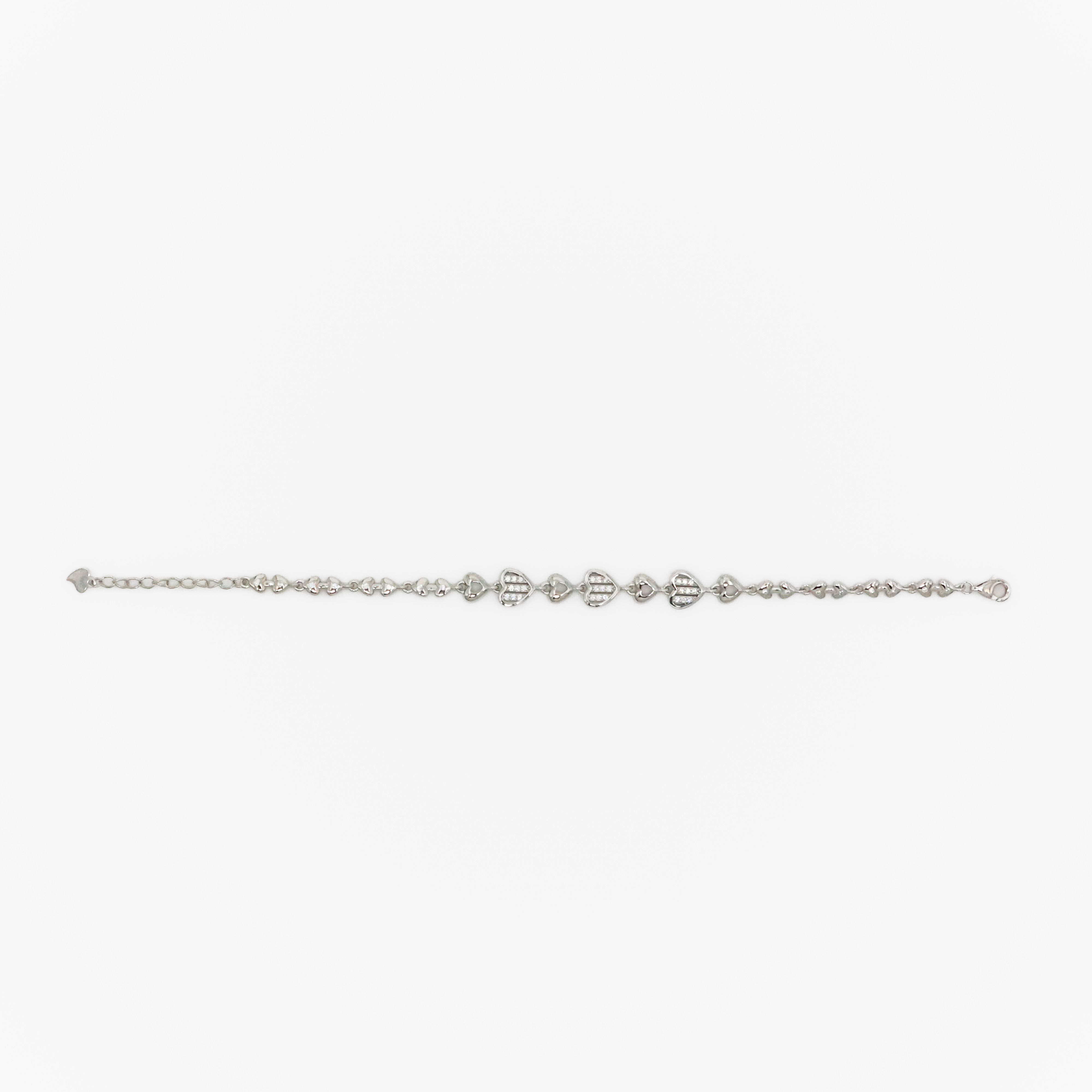 Arham Silver Palace - Silver Heart Bracelet
