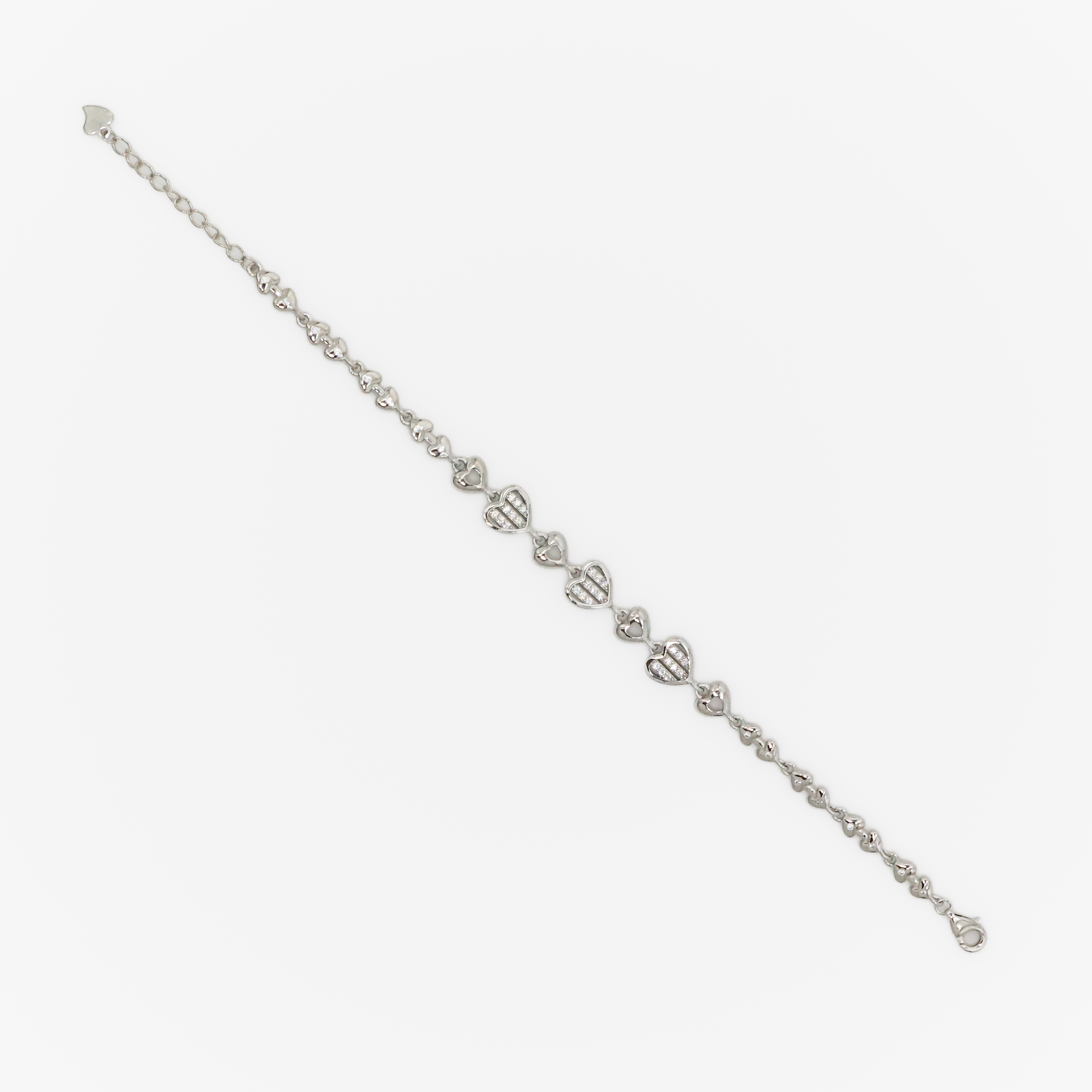 Arham Silver Palace - Silver Heart Bracelet