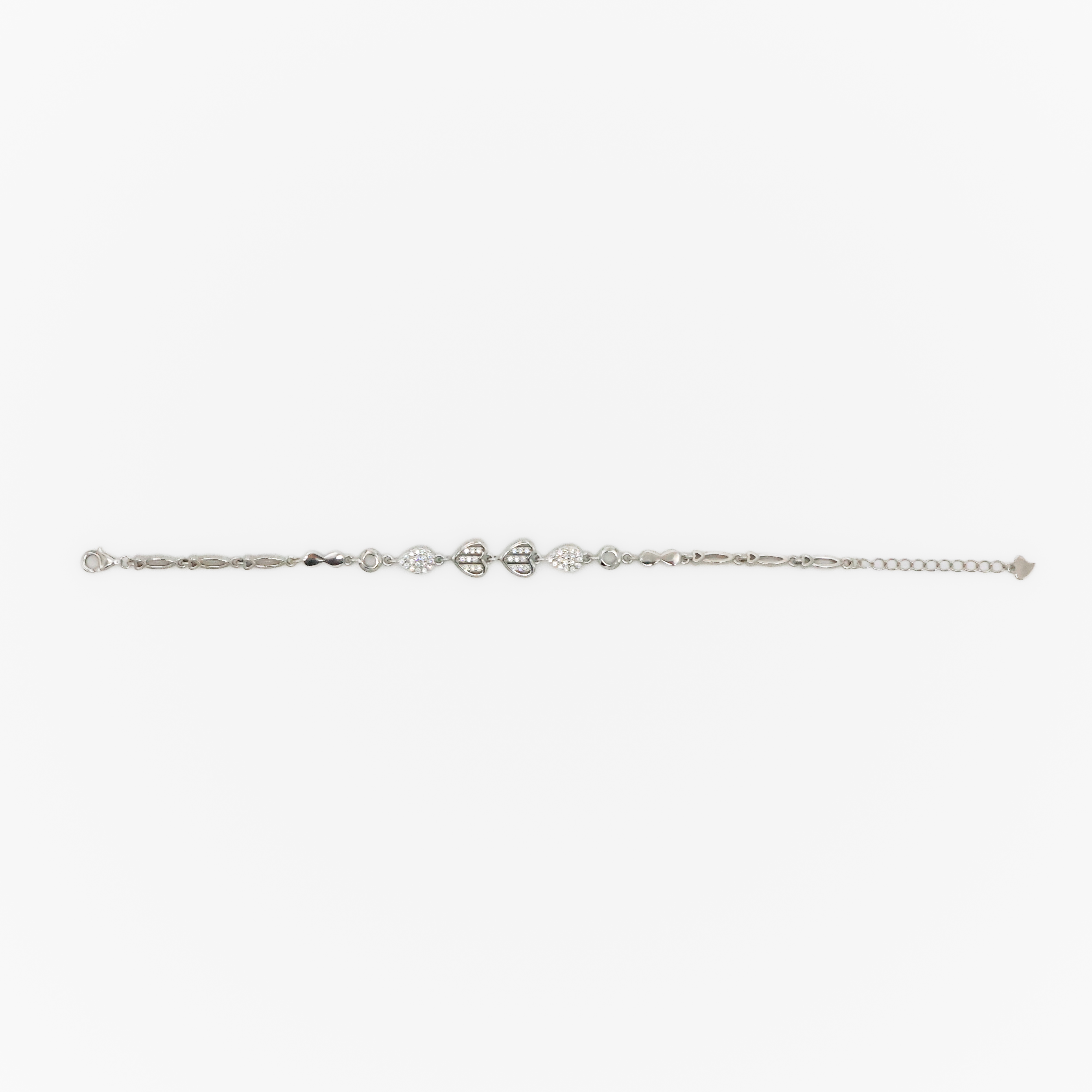 Arham Silver Palace - Silver Heart Bracelet