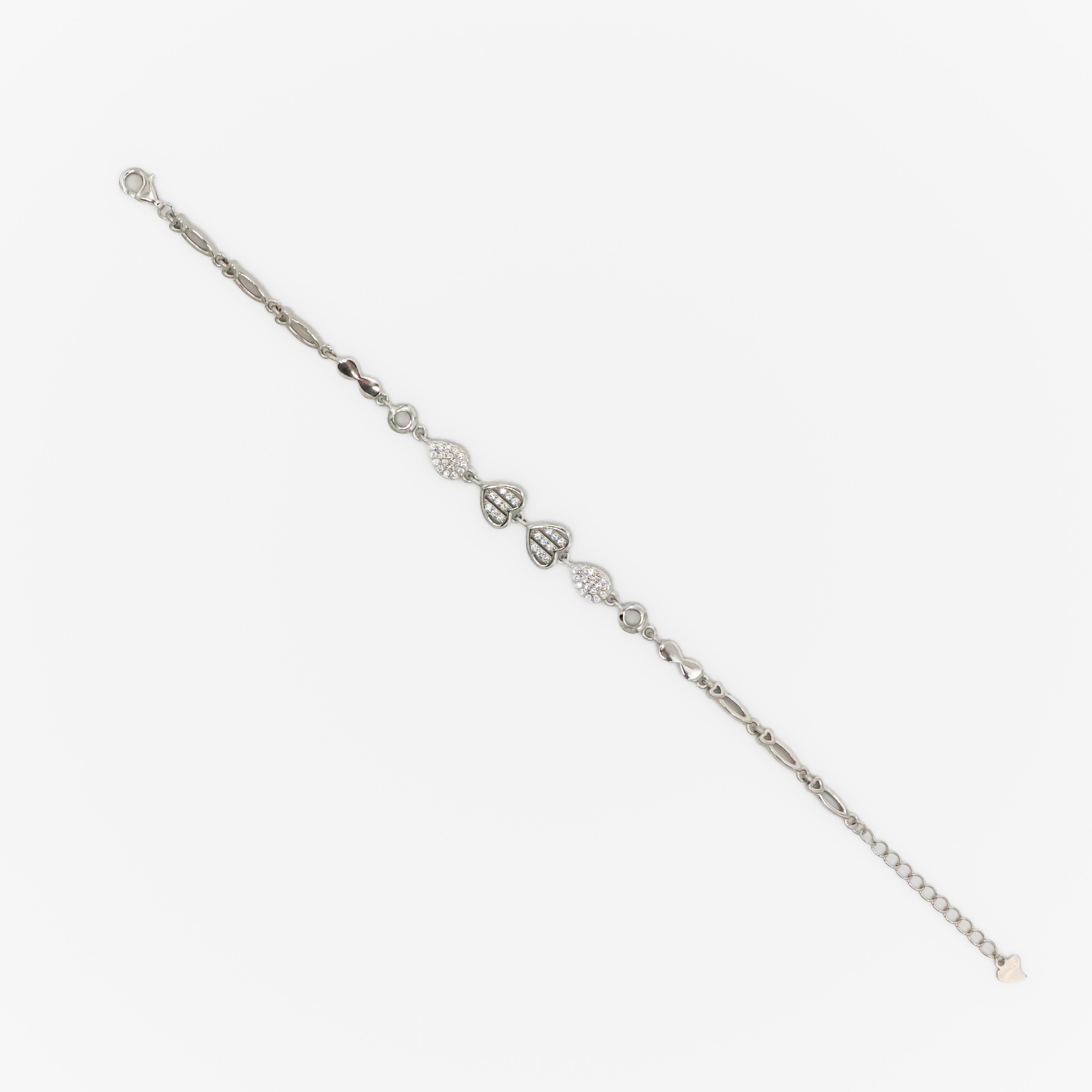Arham Silver Palace - Silver Heart Bracelet