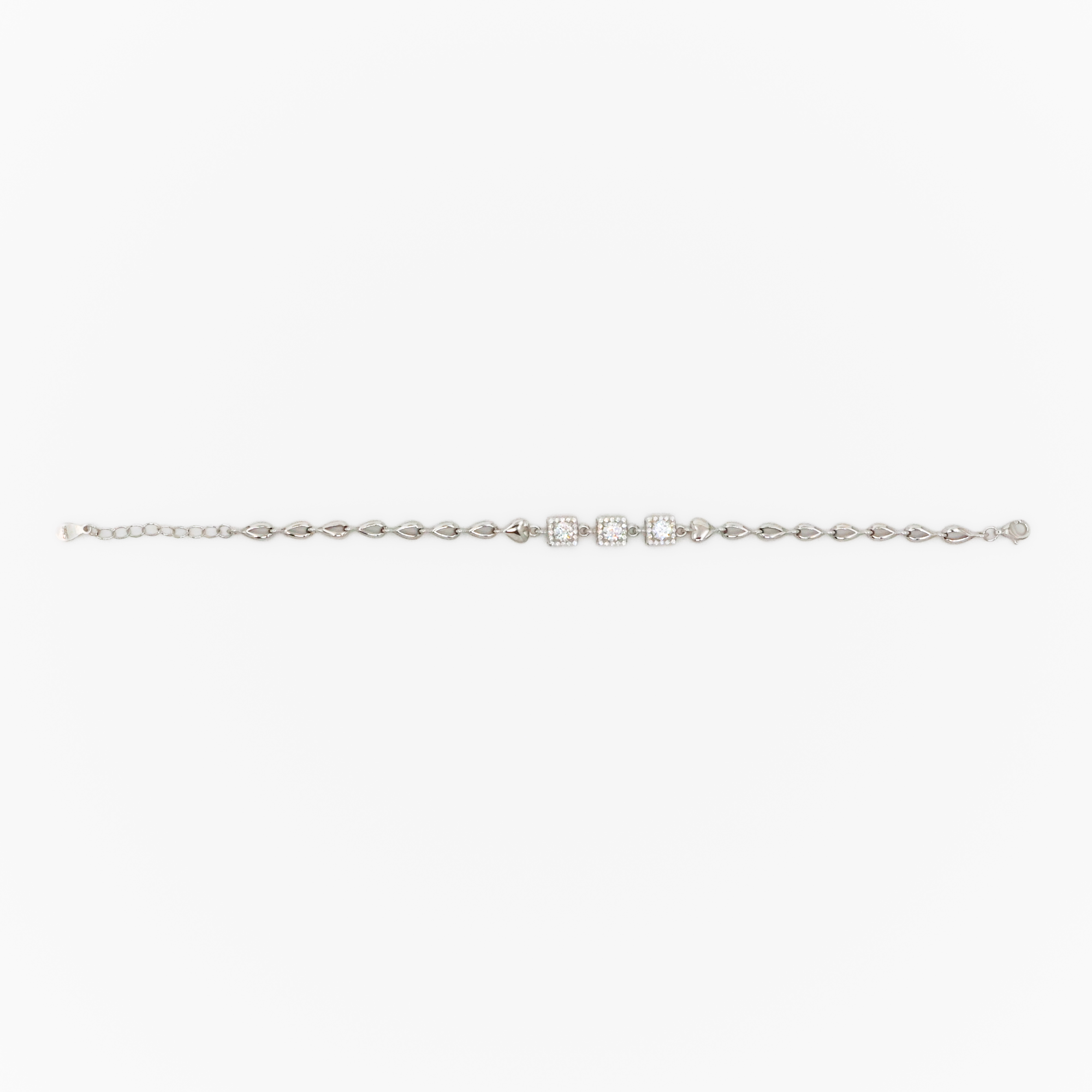 Arham Silver Palace - Silver Heart Bracelet
