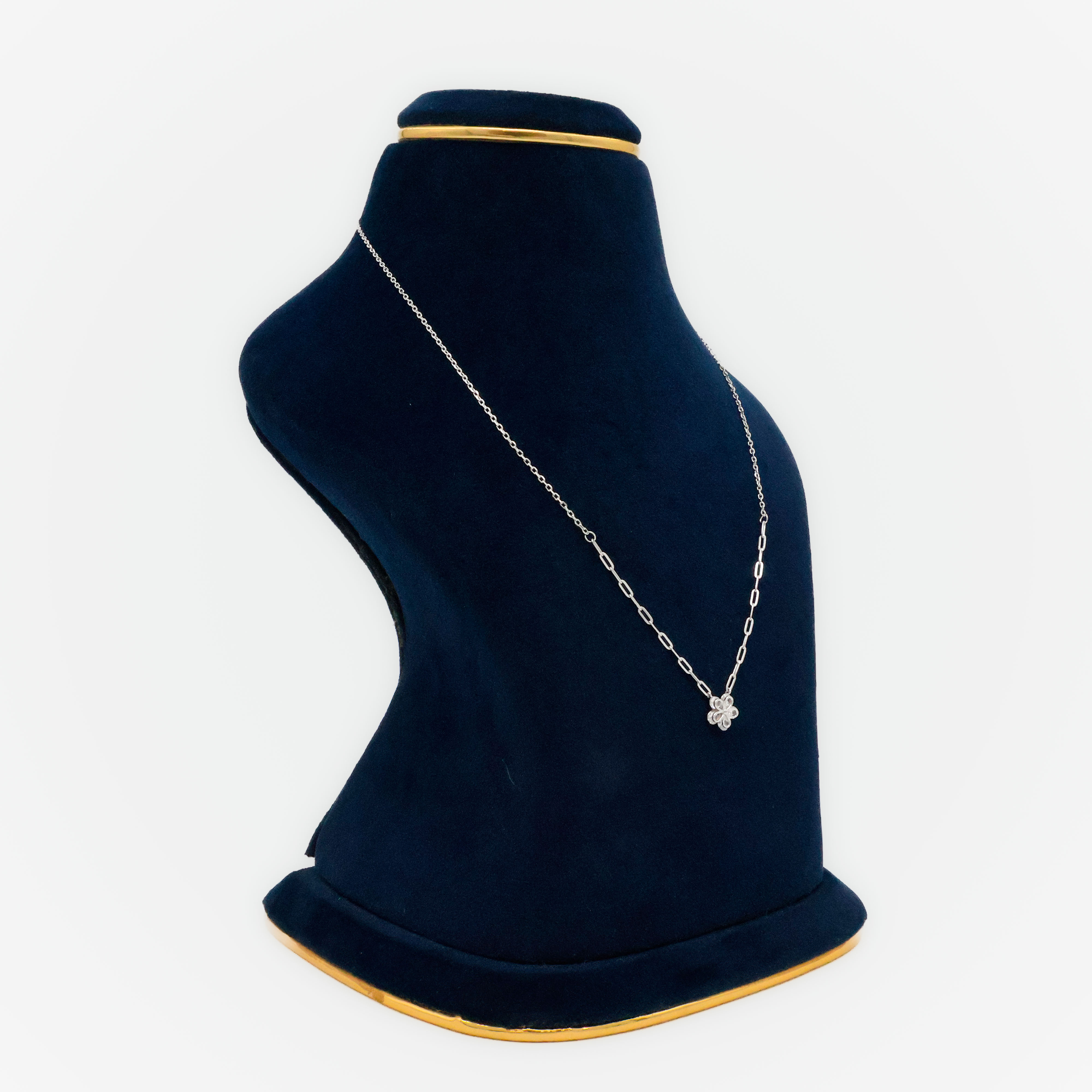 Silver Flower Necklace